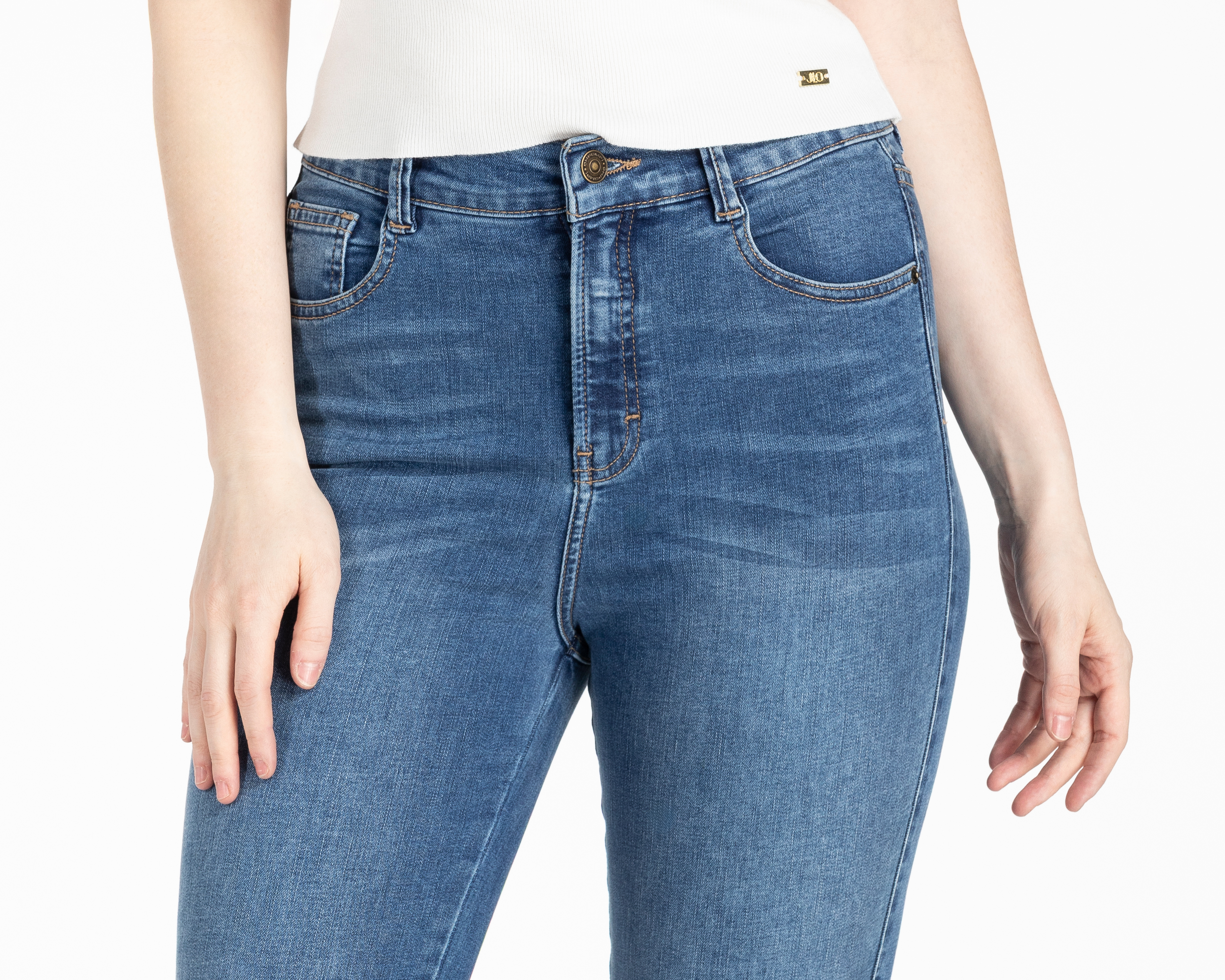 Foto 5 pulgar | Foto 4 | Jeans Skinny Oh Pomp para Mujer