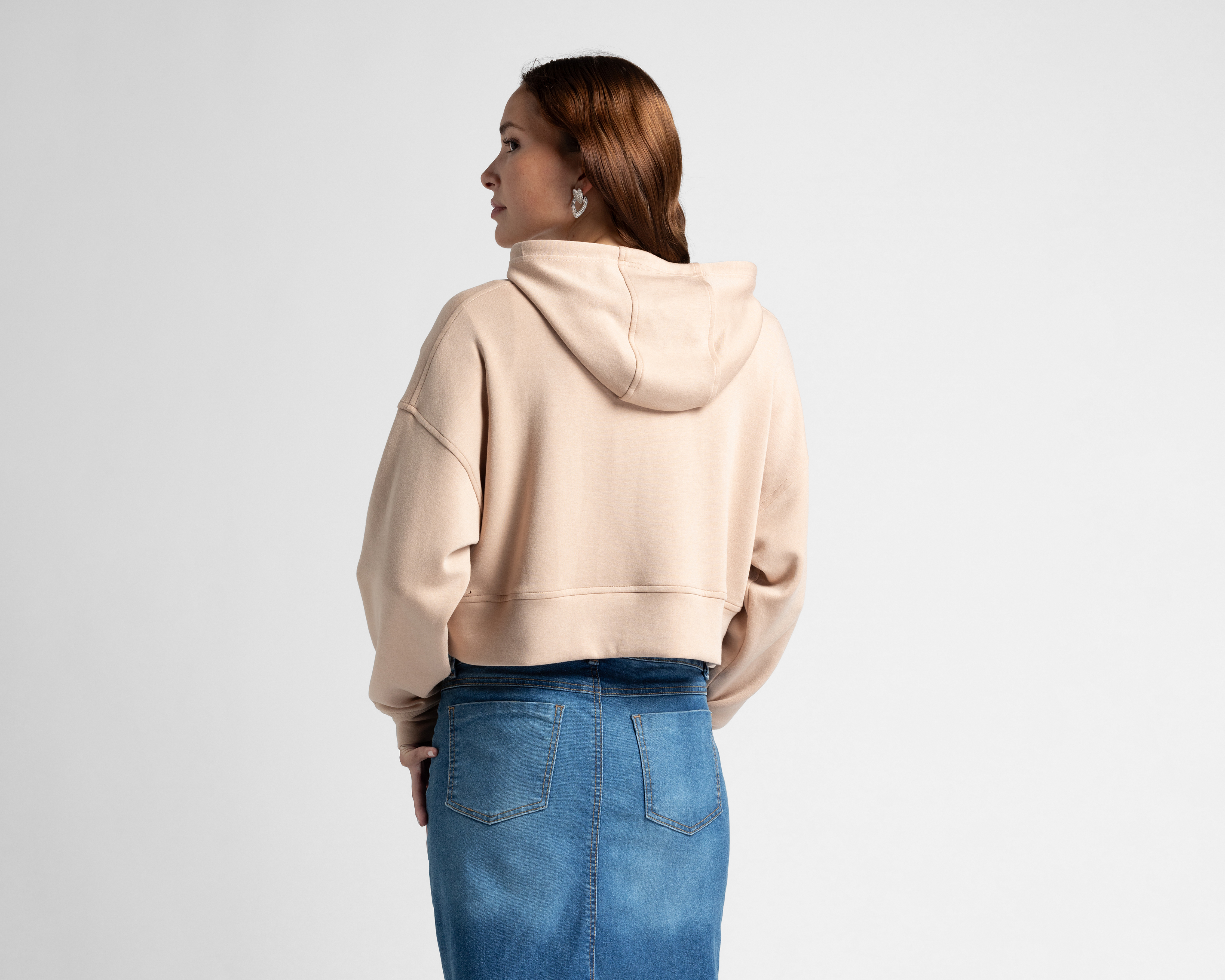 Foto 4 pulgar | Foto 3 | Sudadera con Capucha Refill para Mujer