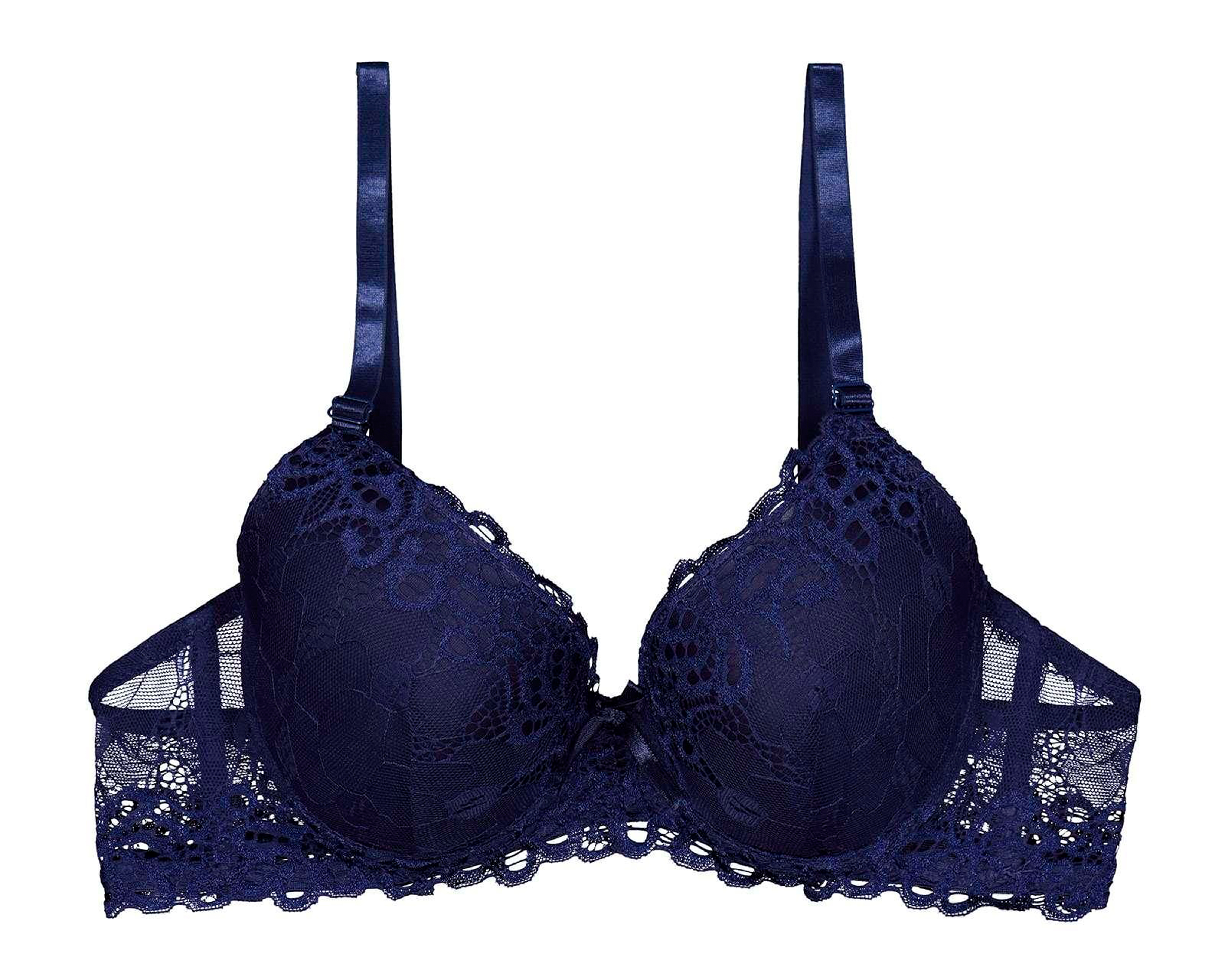Foto 4 pulgar | Foto 3 | Brasier con Encaje Beauty Secret Copa Completa para Mujer 3 Pack