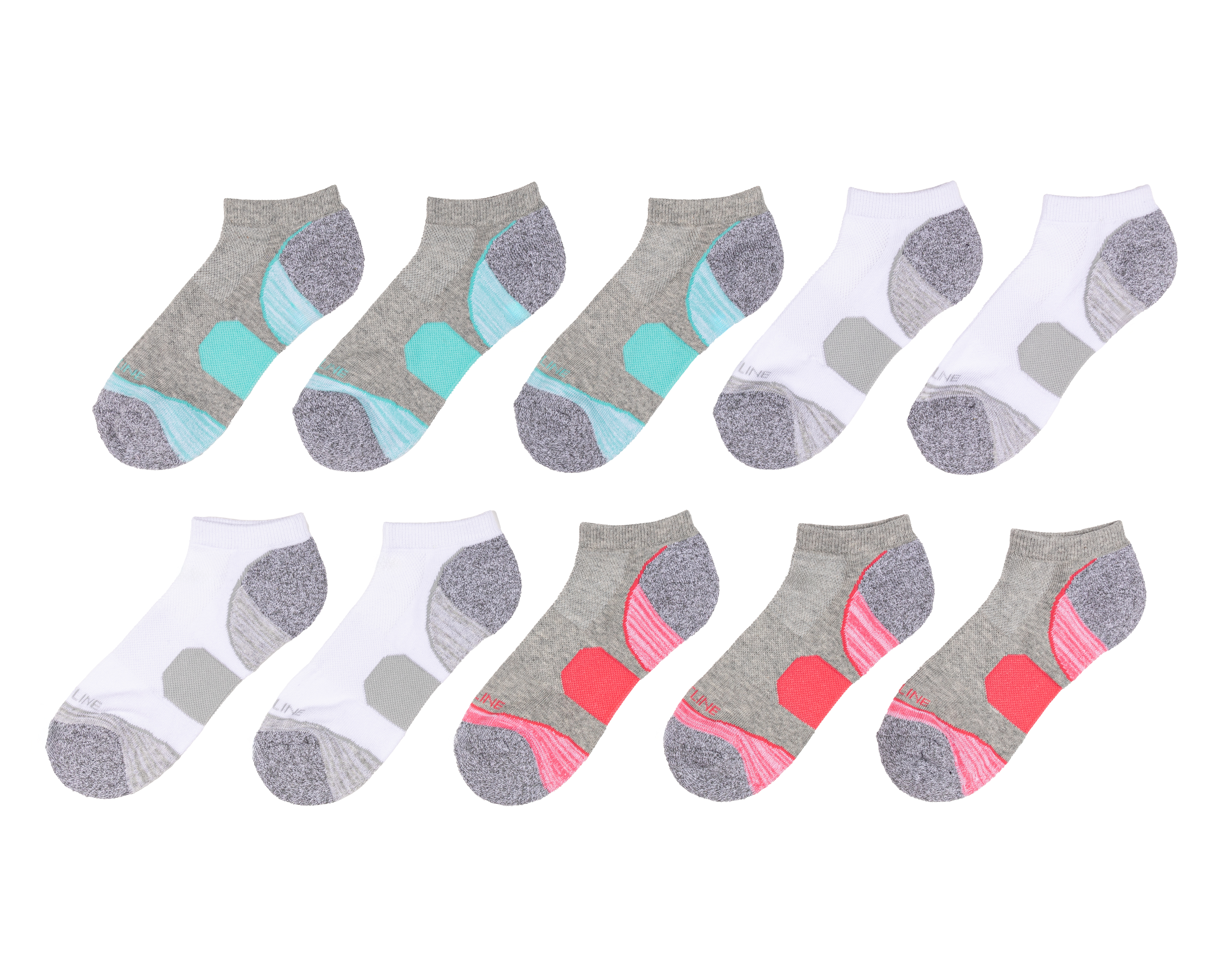 Foto 2 pulgar | Foto 1 | Calcetas Deportivas Sportline para Mujer 10 Pares