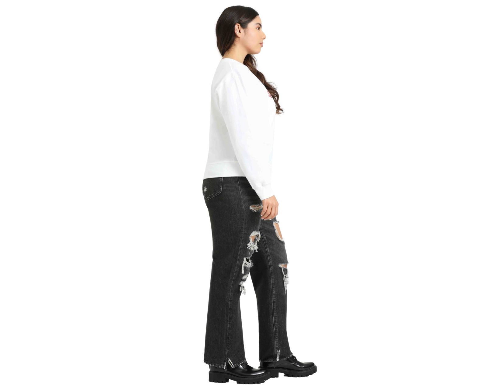 Foto 3 pulgar | Foto 2 | Sudadera Levi's Blanca de Algodón