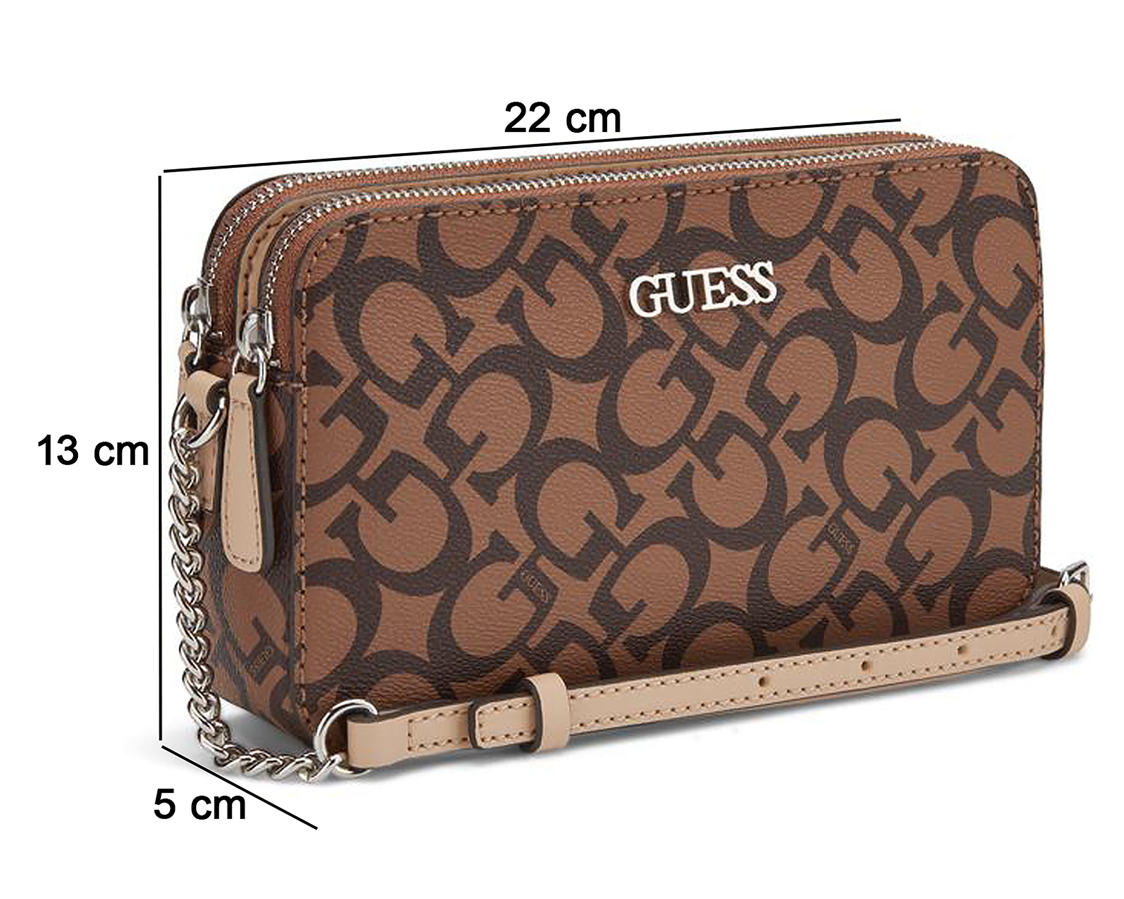 Foto 5 | Foto 5 | Bolsa Cruzada Guess Tidewood Mini