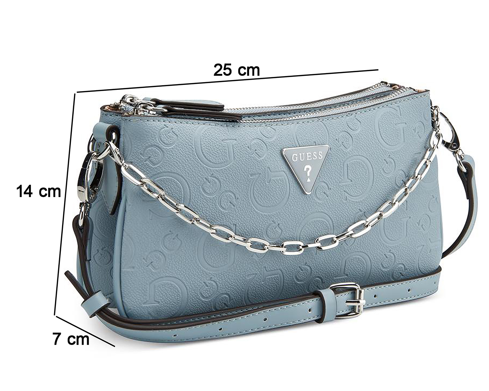 Foto 6 pulgar | Foto 5 | Bolsa Cruzada Guess Tyrah