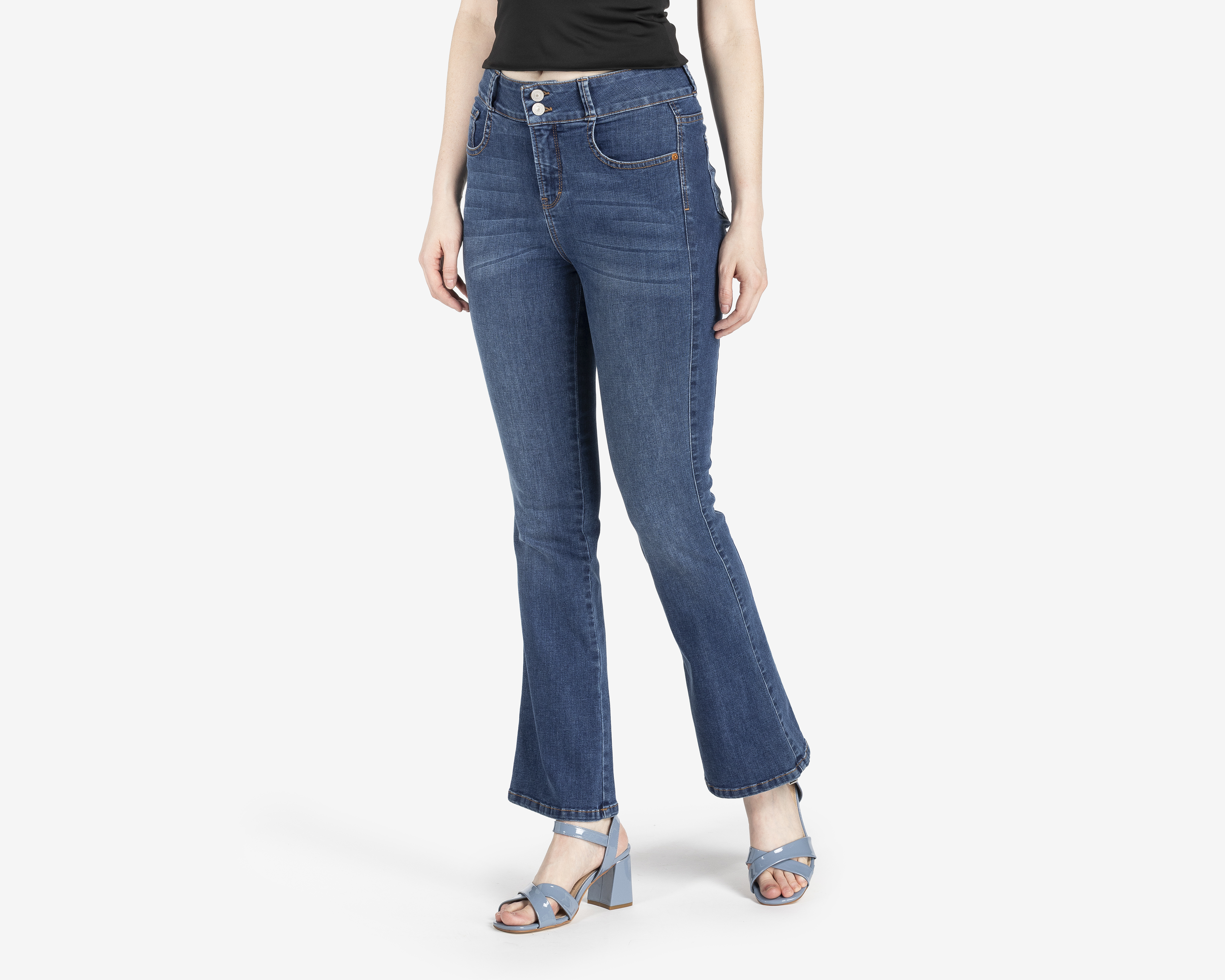 Jeans Flare Oh Pomp para Mujer
