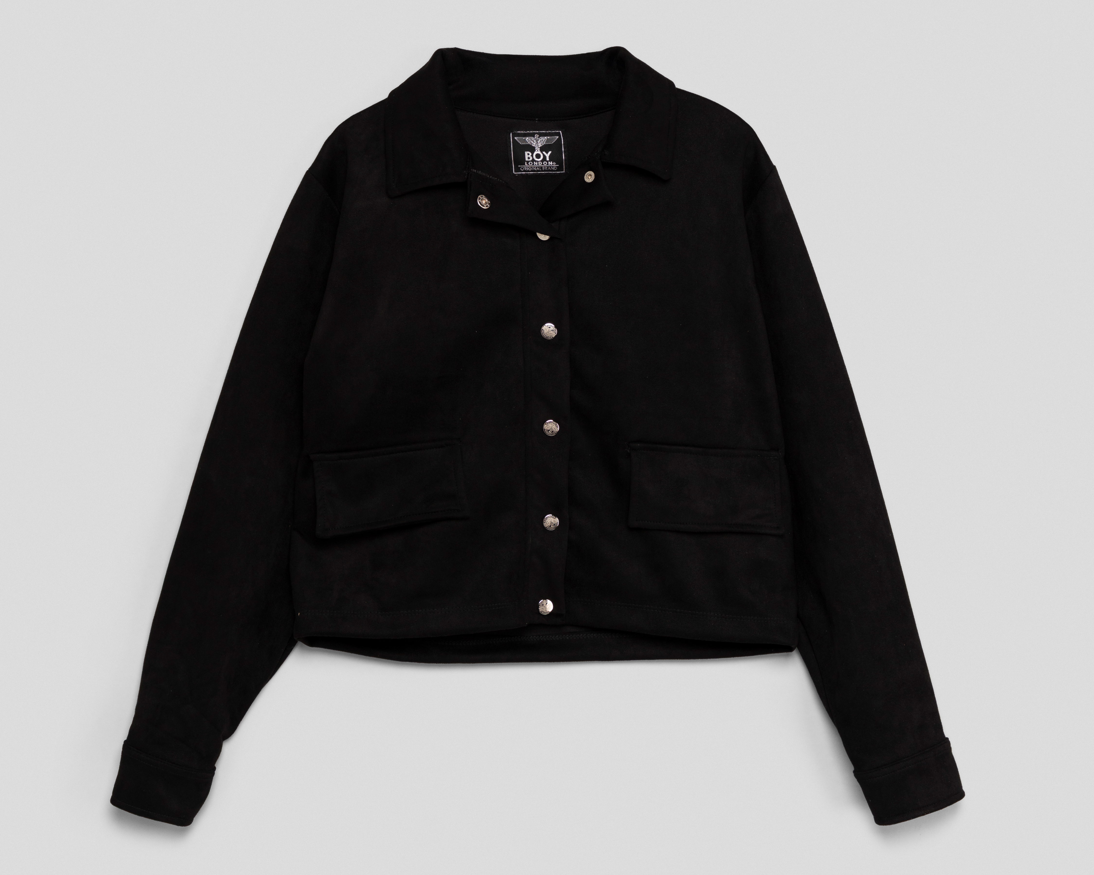 Chamarra Negra Boy London para Mujer