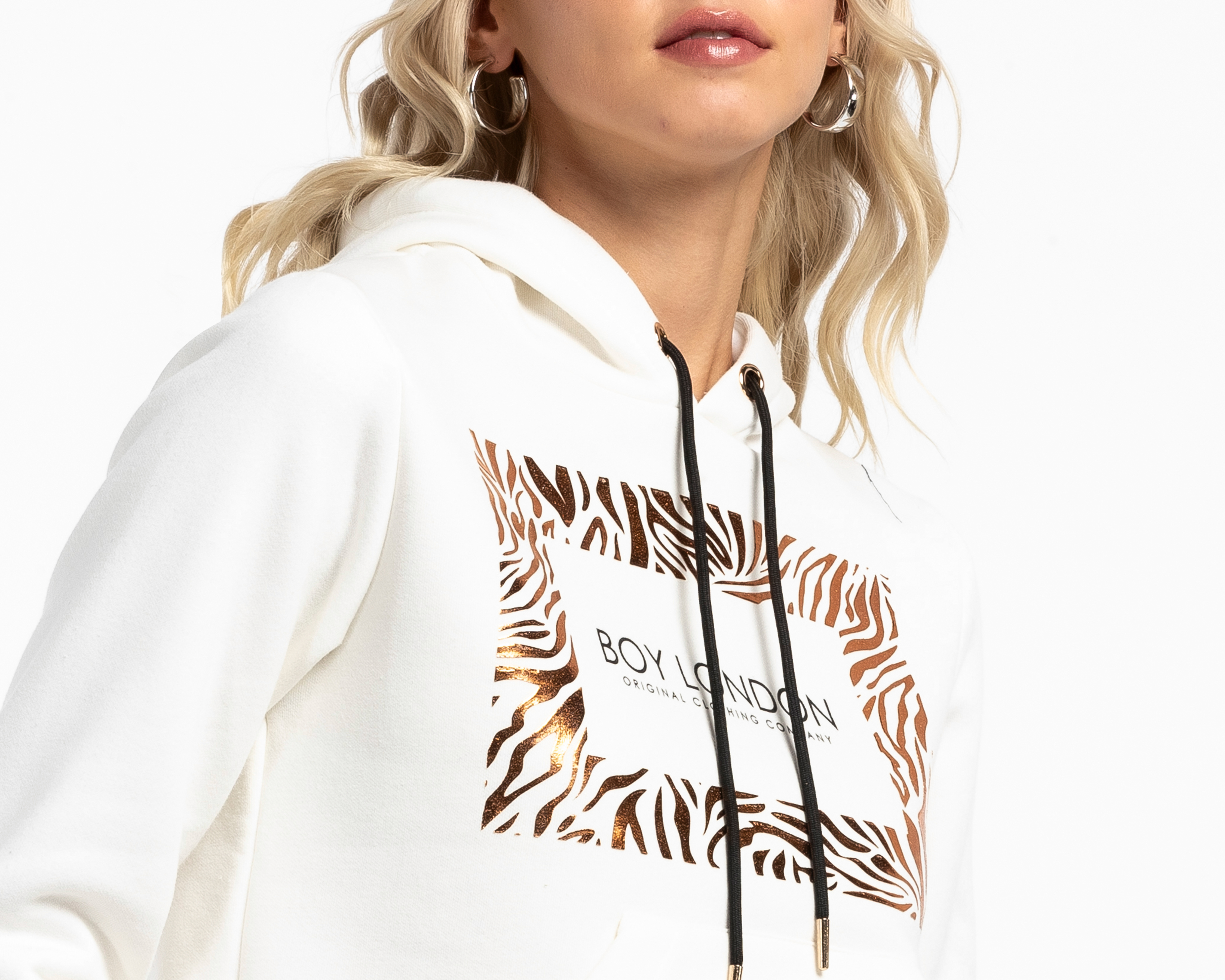 Foto 5 pulgar | Foto 4 | Sudadera con Capucha Boy London para Mujer