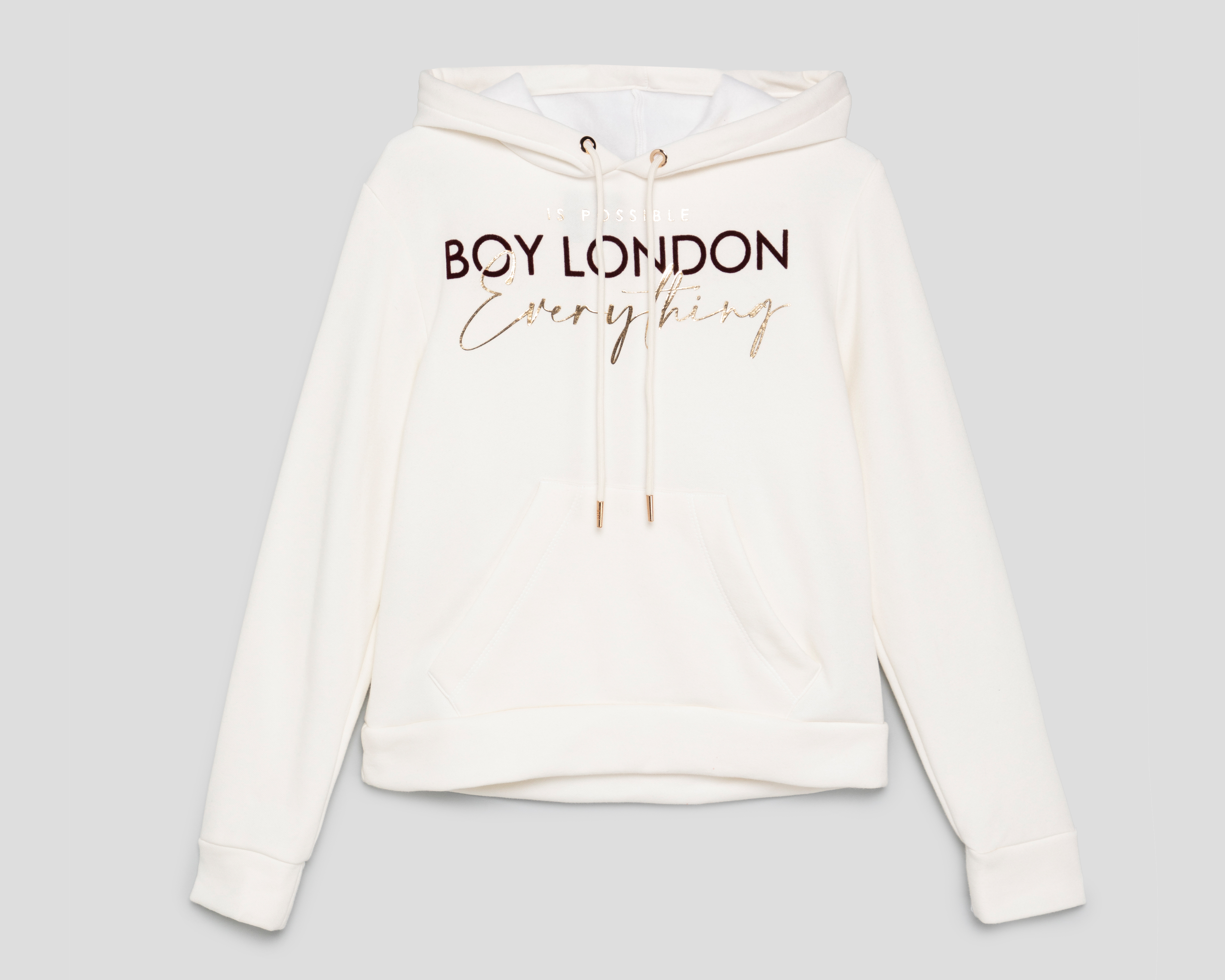 Foto 2 pulgar | Foto 1 | Sudadera con Capucha Boy London para Mujer