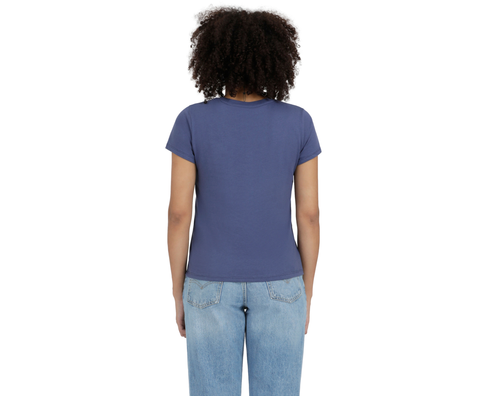 Foto 4 pulgar | Foto 3 | Playera Levi's Manga Corta Azul