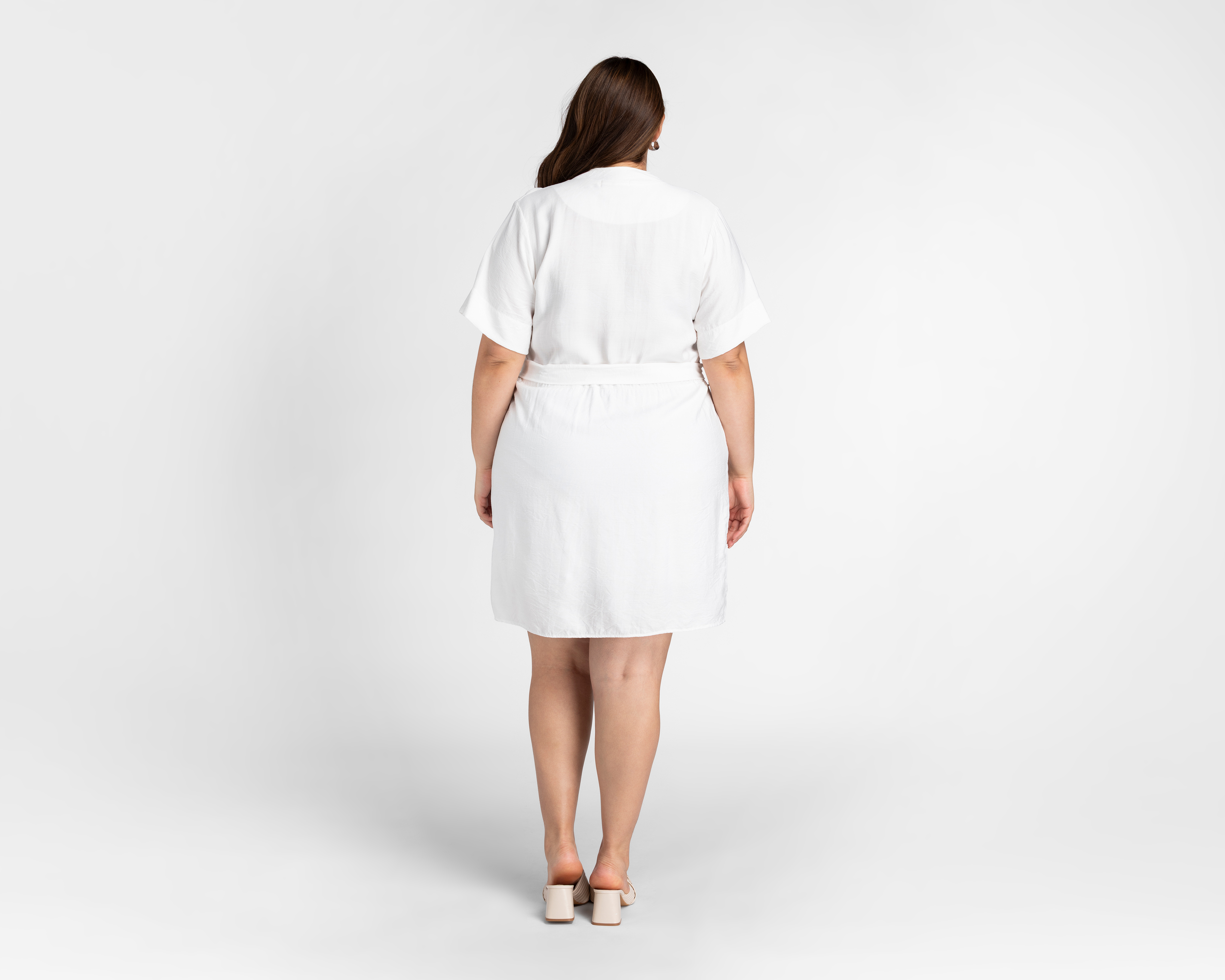 Foto 4 pulgar | Foto 3 | Vestido Casual Sahara Blanco Corto para Mujer