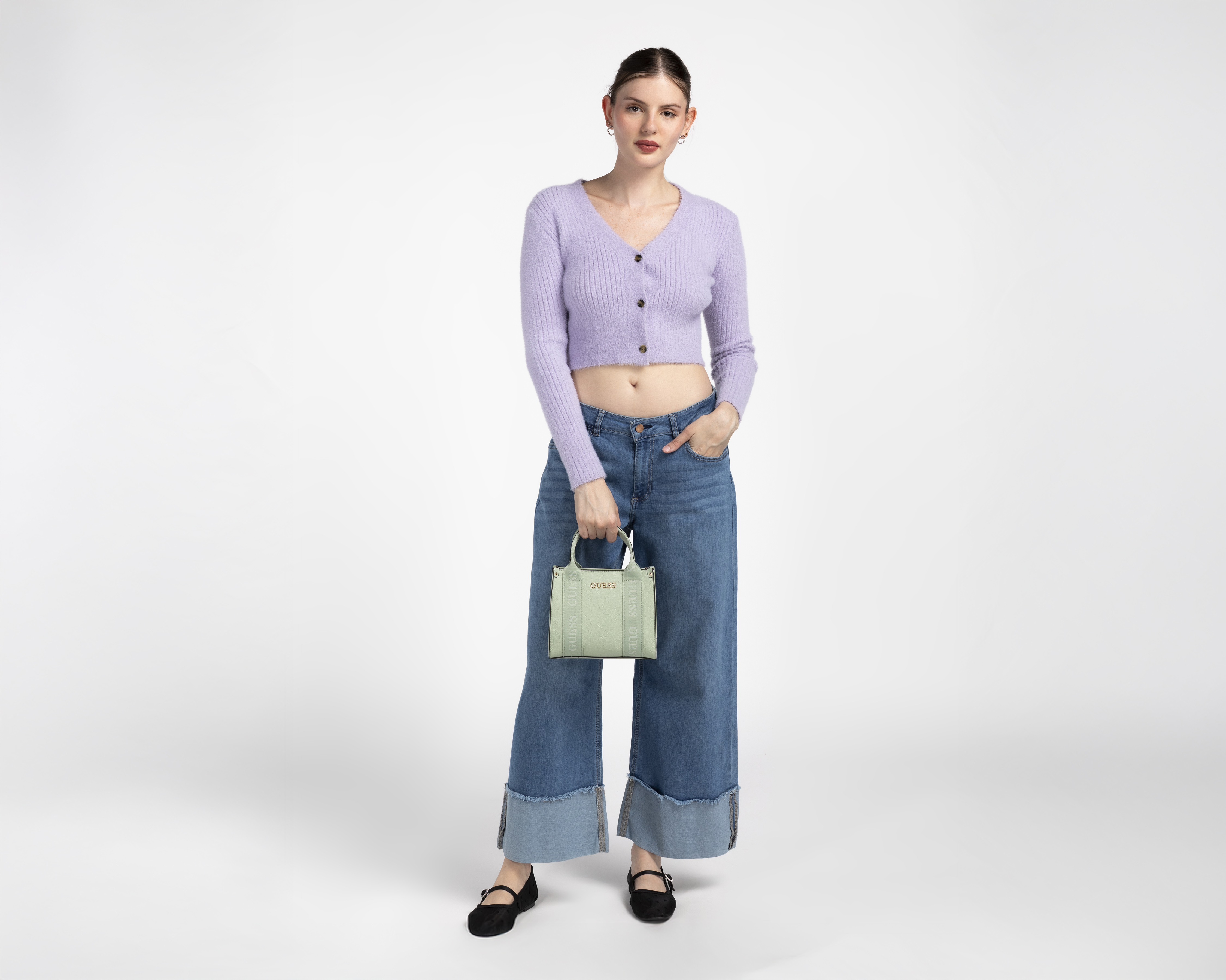 Foto 6 | Foto 6 | Bolsa Cruzada Guess Manon