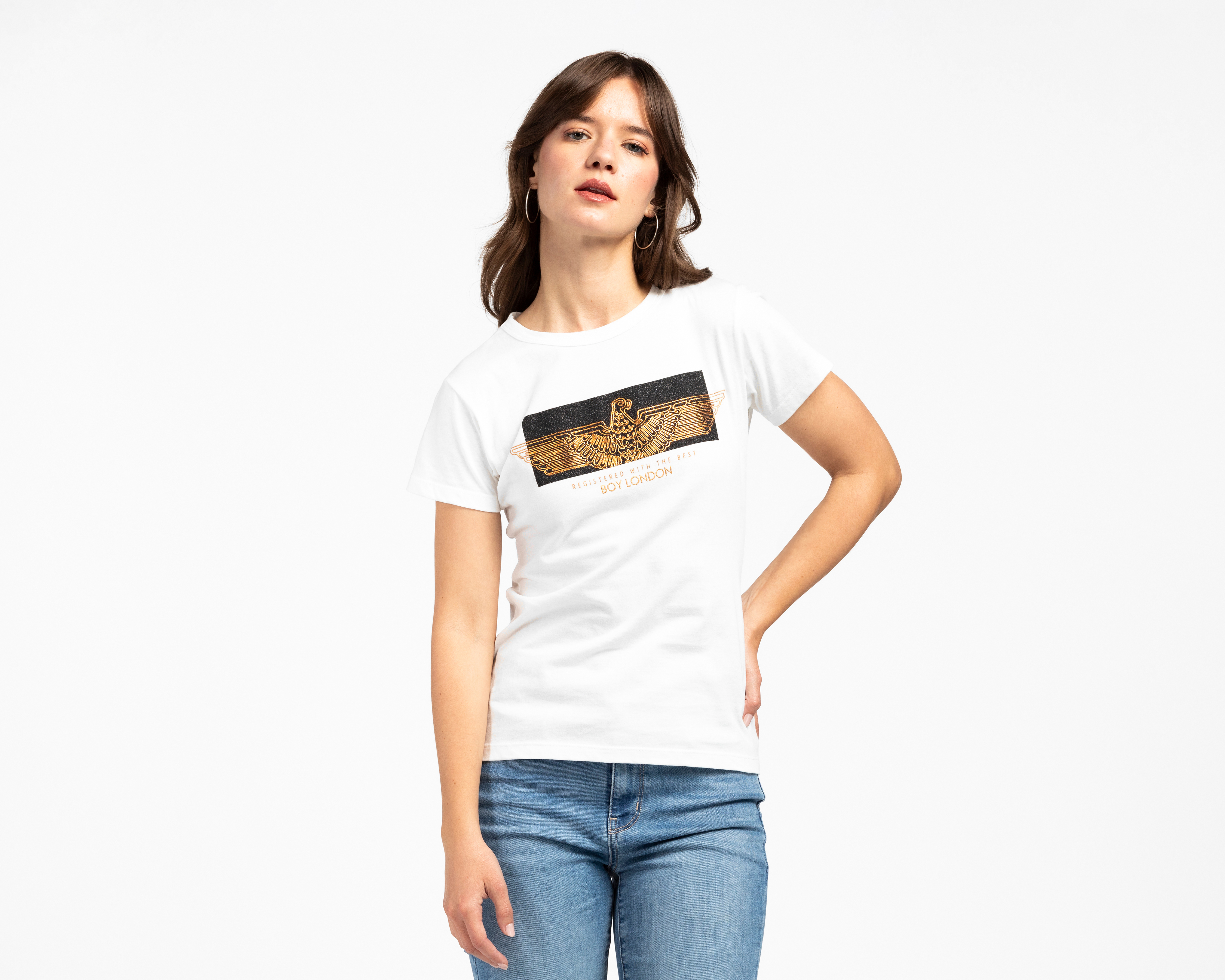 Foto 2 pulgar | Foto 1 | Playera Manga Corta Boy London Juvenil