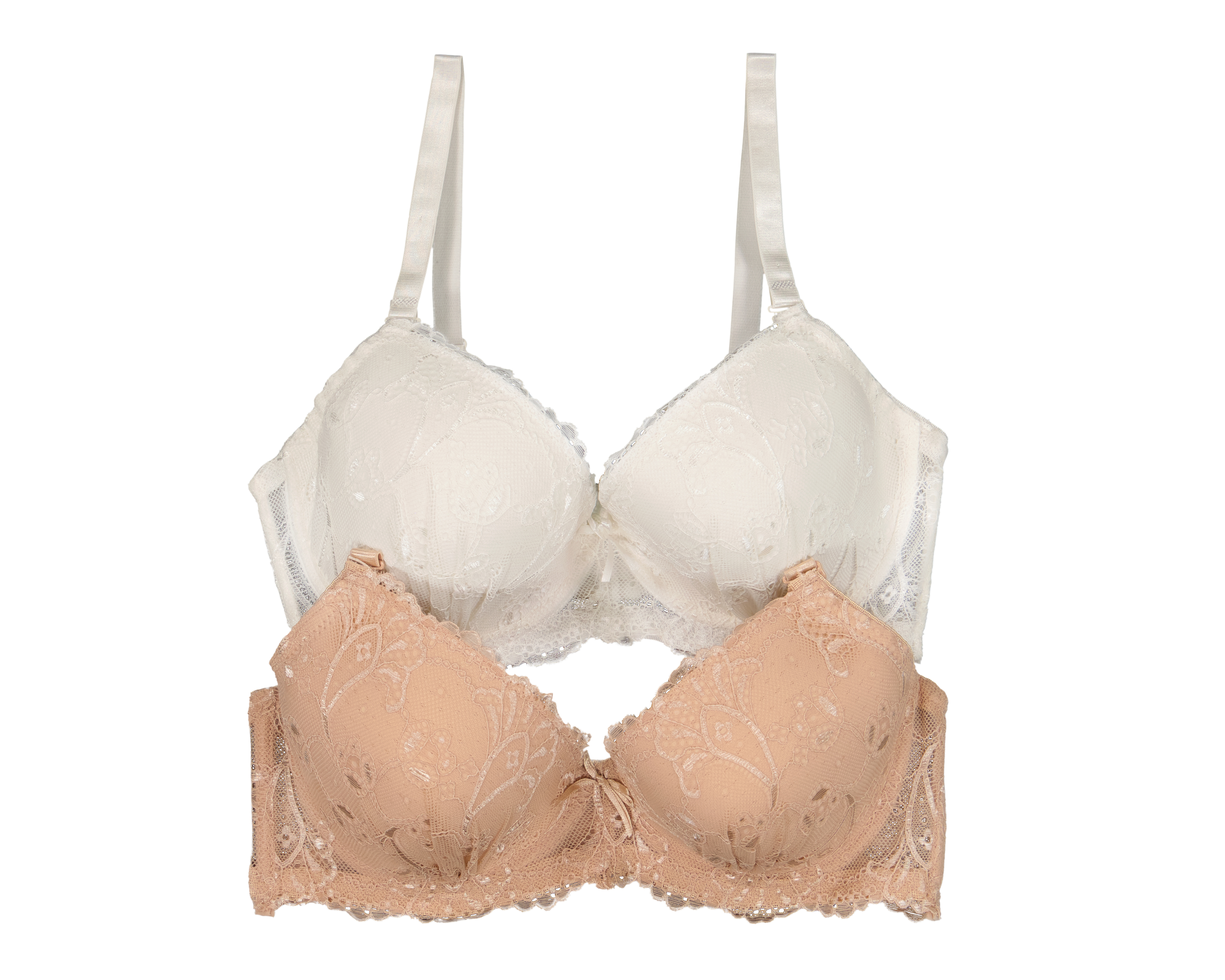 Foto 1 | Foto 1 | Brasier Copa Completa con Encaje Eva Novias 2 Pack