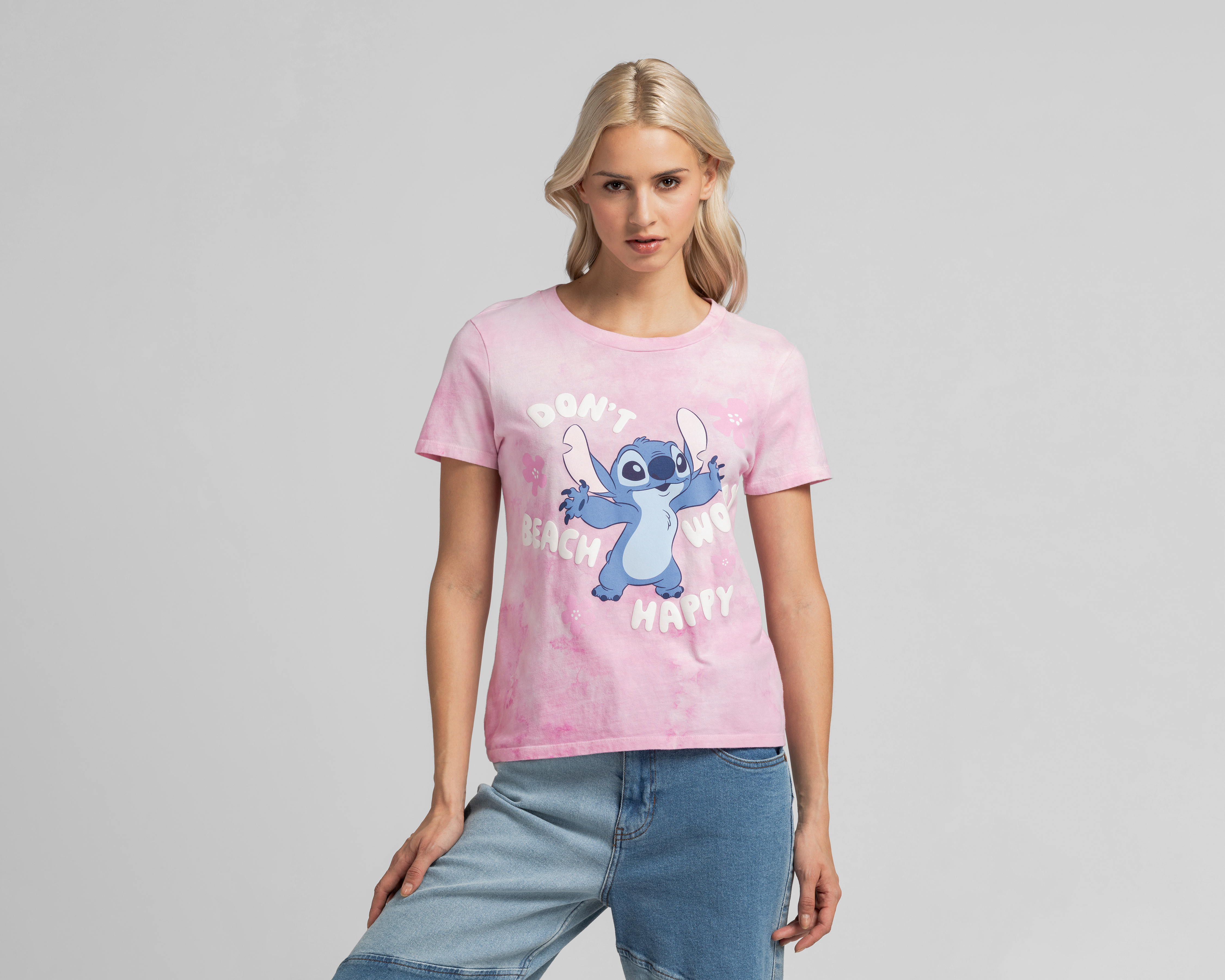 Foto 2 pulgar | Foto 1 | Playera Disney Stitch para Mujer