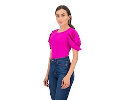 Body Jennifer Lopez Magenta Manga de Farol