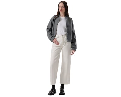 Foto 2 | Foto 2 | Chamarra Gris Dockers para Mujer