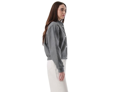 Foto 4 | Foto 4 | Chamarra Gris Dockers para Mujer