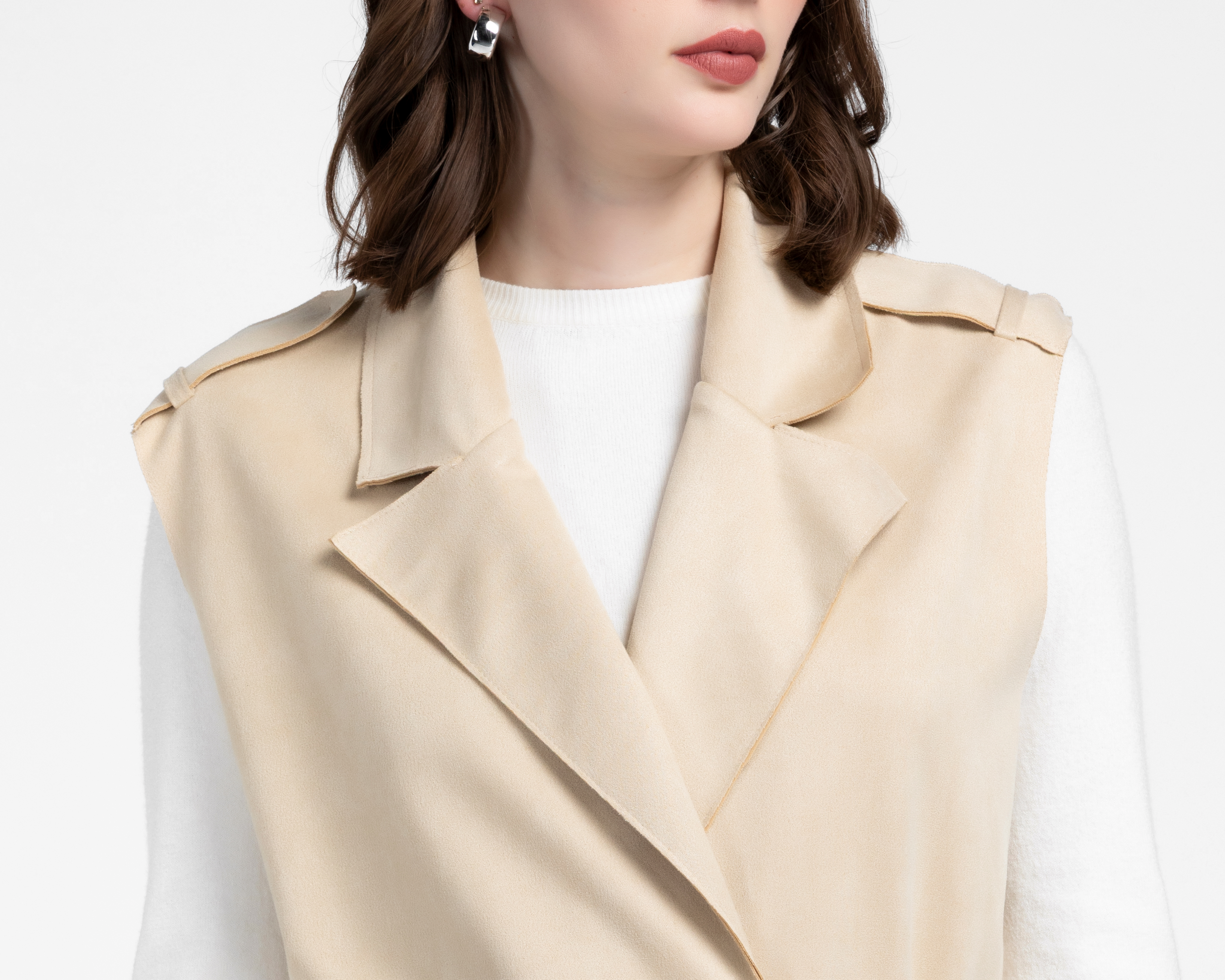 Foto 5 pulgar | Foto 4 | Chaleco Largo Sahara para Mujer