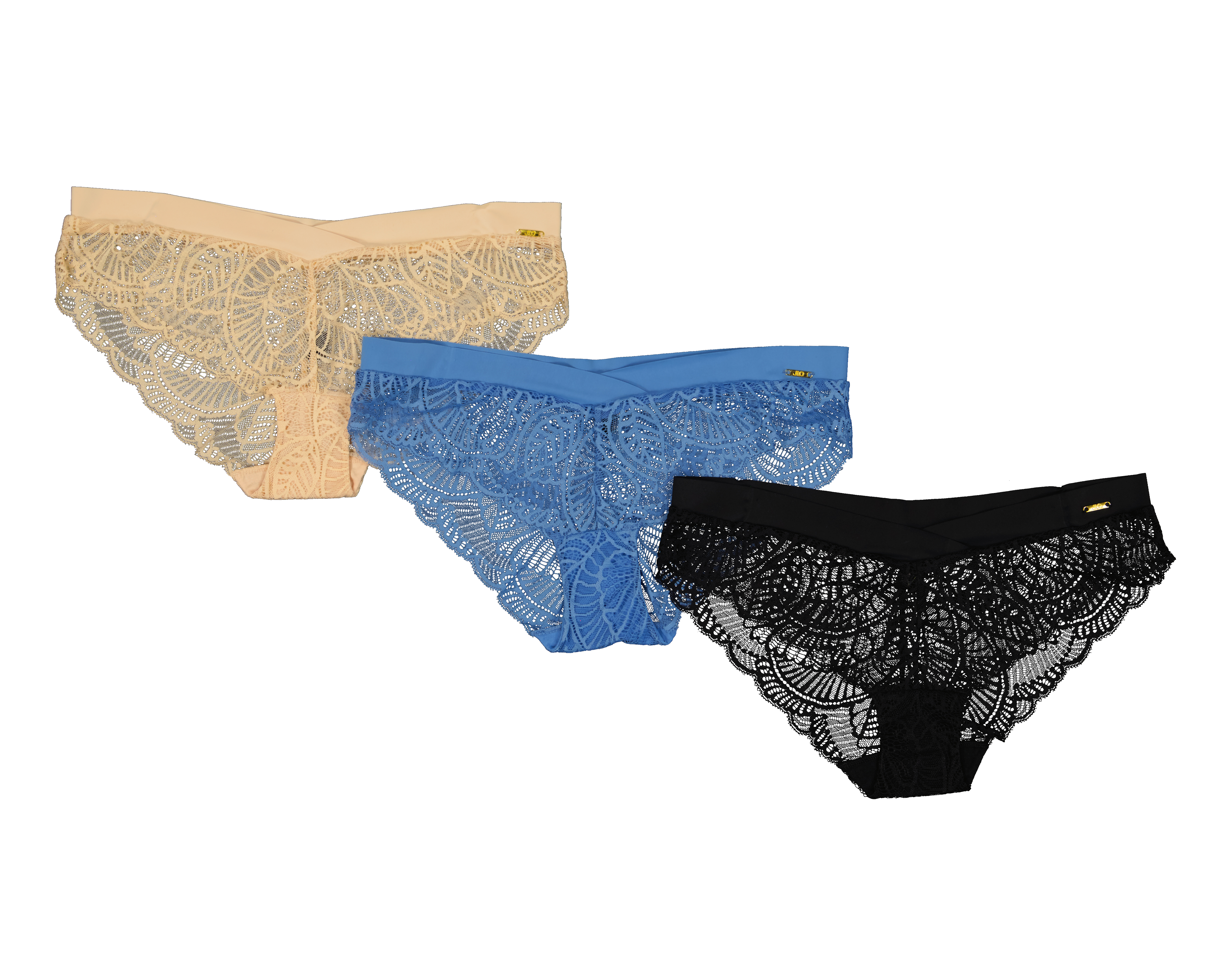 Foto 2 pulgar | Foto 1 | Bóxer con Encaje Jennifer Lopez para Mujer 3 Piezas