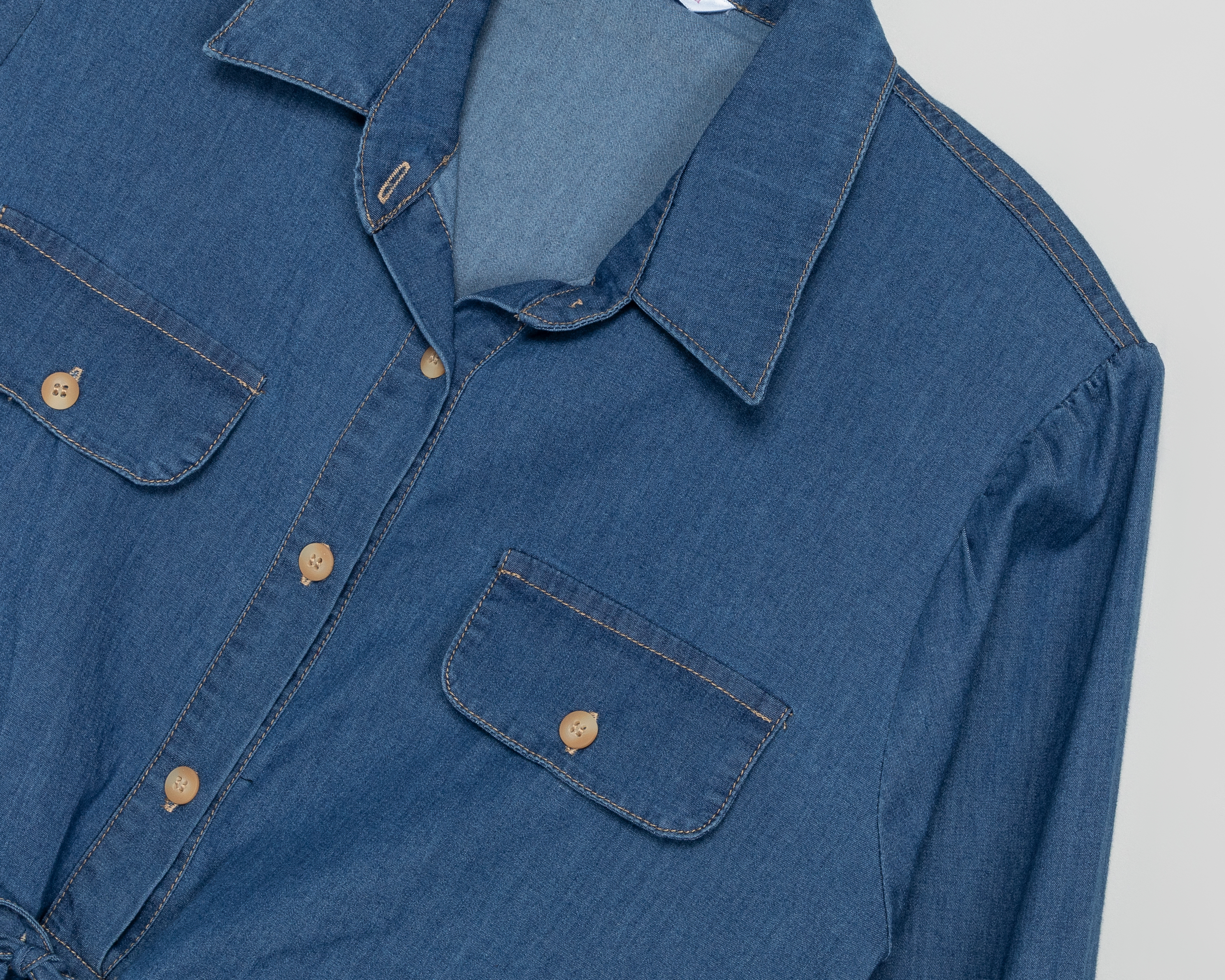 Foto 4 pulgar | Foto 3 | Blusa de Maternidad Azul Mamá Bella