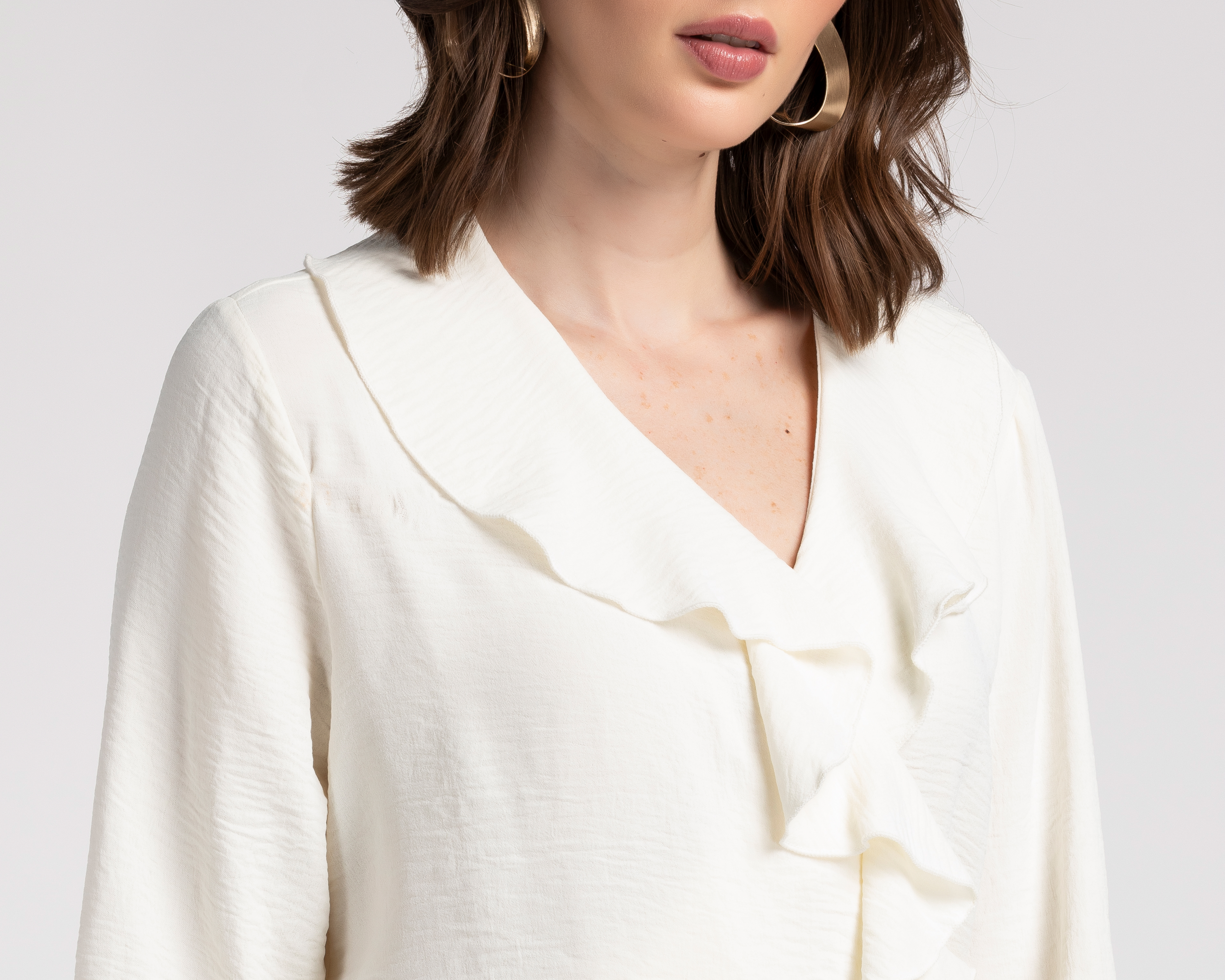 Foto 5 pulgar | Foto 4 | Blusa con Olanes Sahara para Mujer