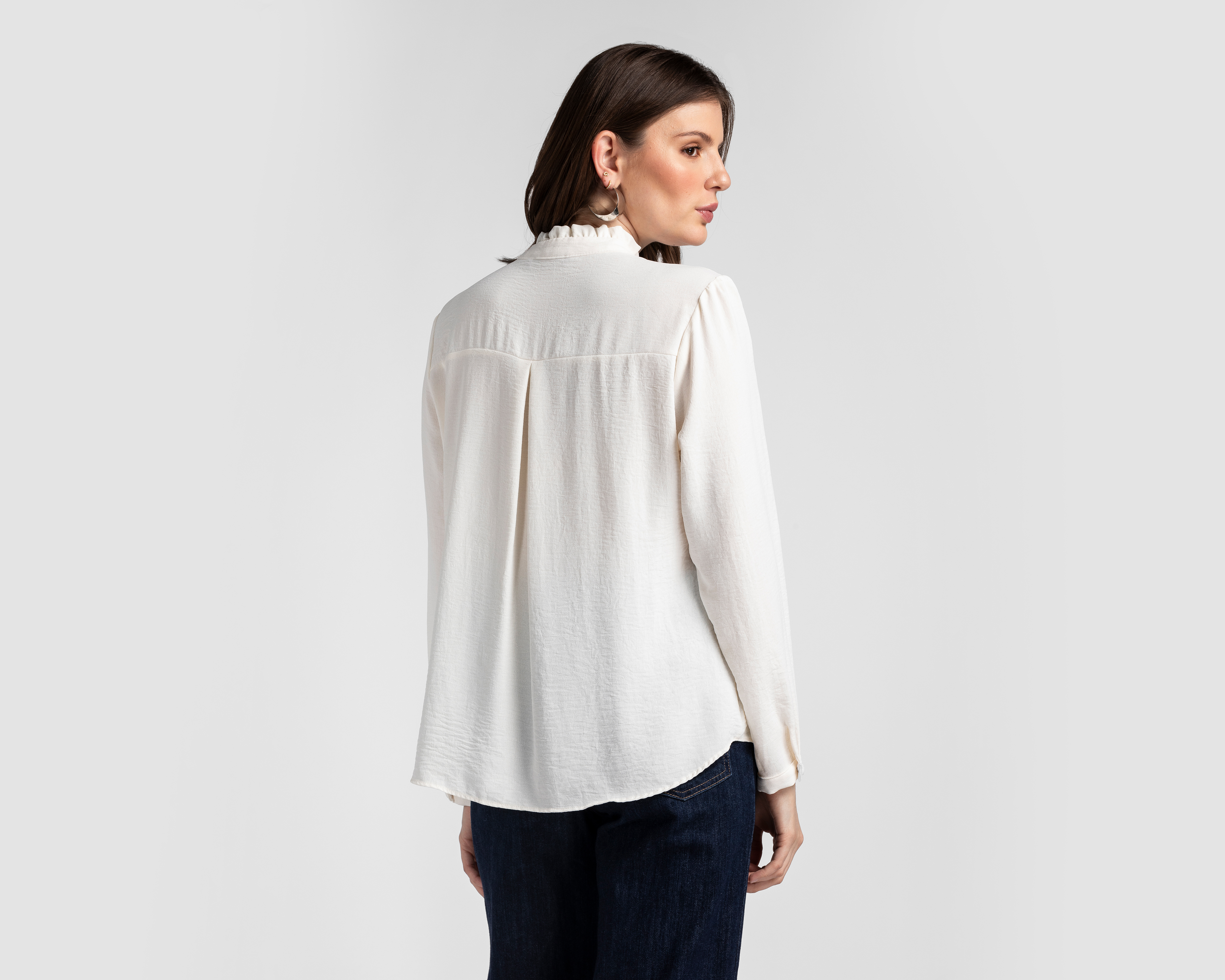 Foto 4 pulgar | Foto 3 | Blusa Manga Larga Sahara para Mujer