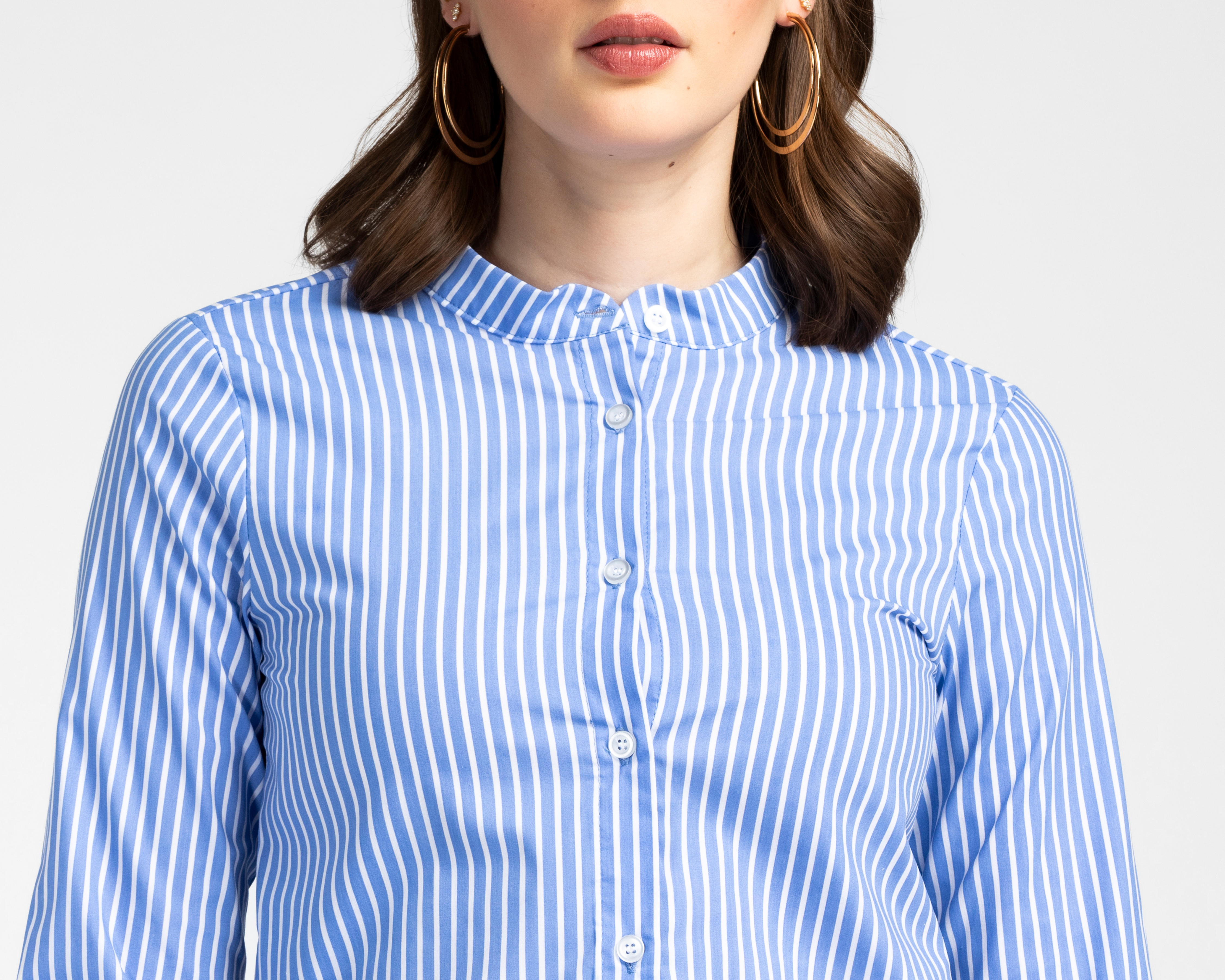 Foto 5 pulgar | Foto 4 | Blusa a Rayas Sahara para Mujer