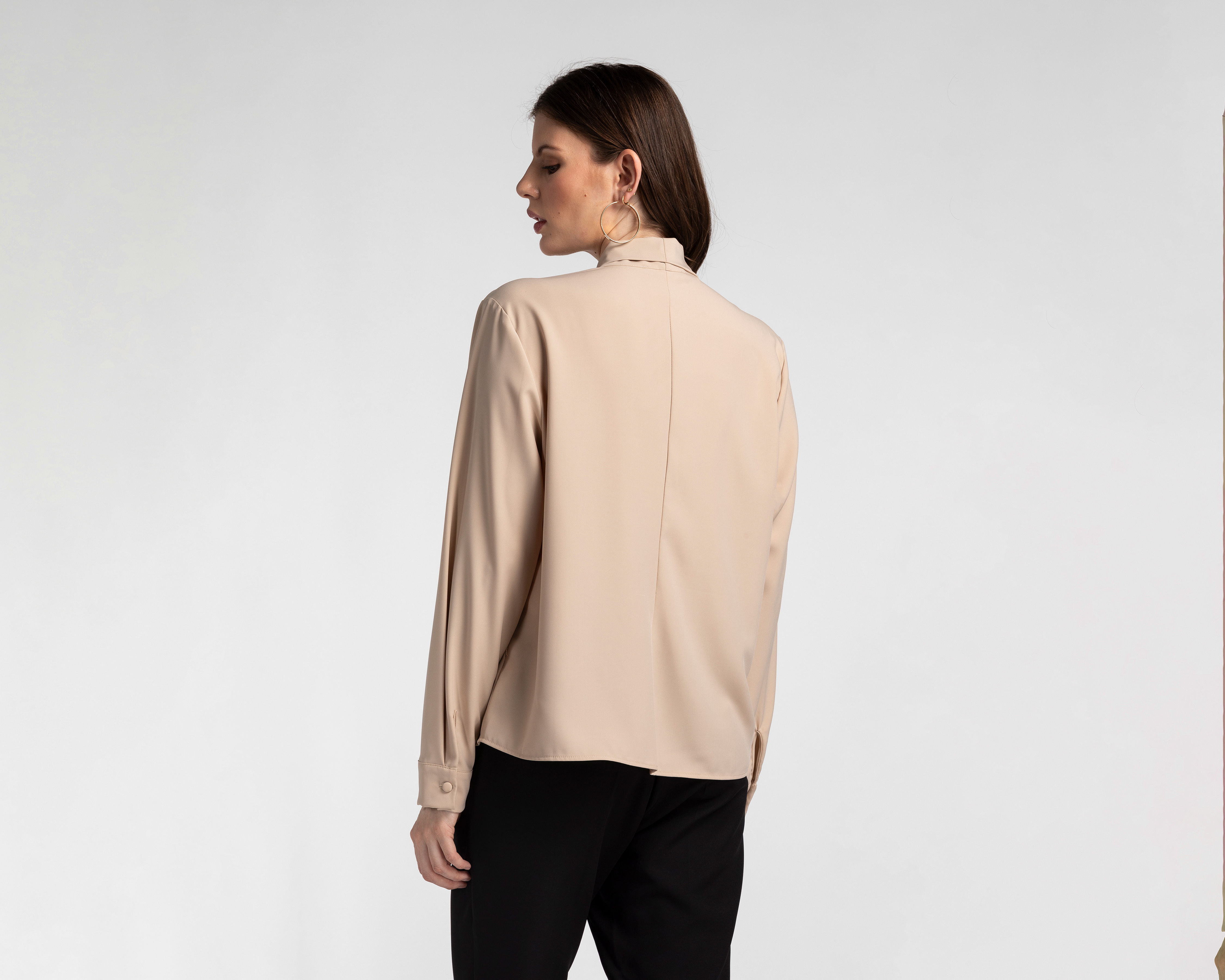 Foto 4 pulgar | Foto 3 | Blusa Manga Larga Sahara para Mujer