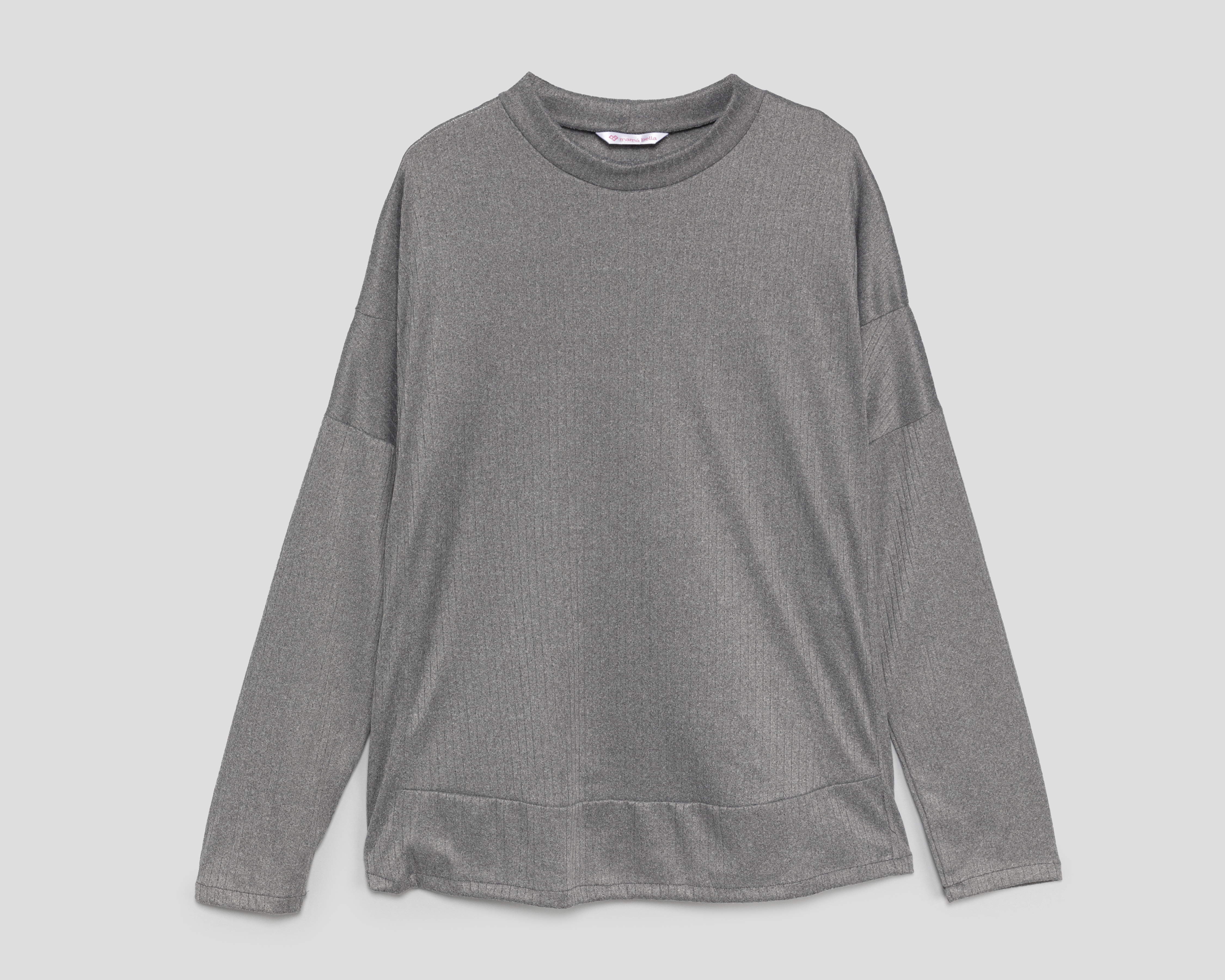 Foto 2 pulgar | Foto 1 | Playera de Maternidad Manga Larga Mamá Bella