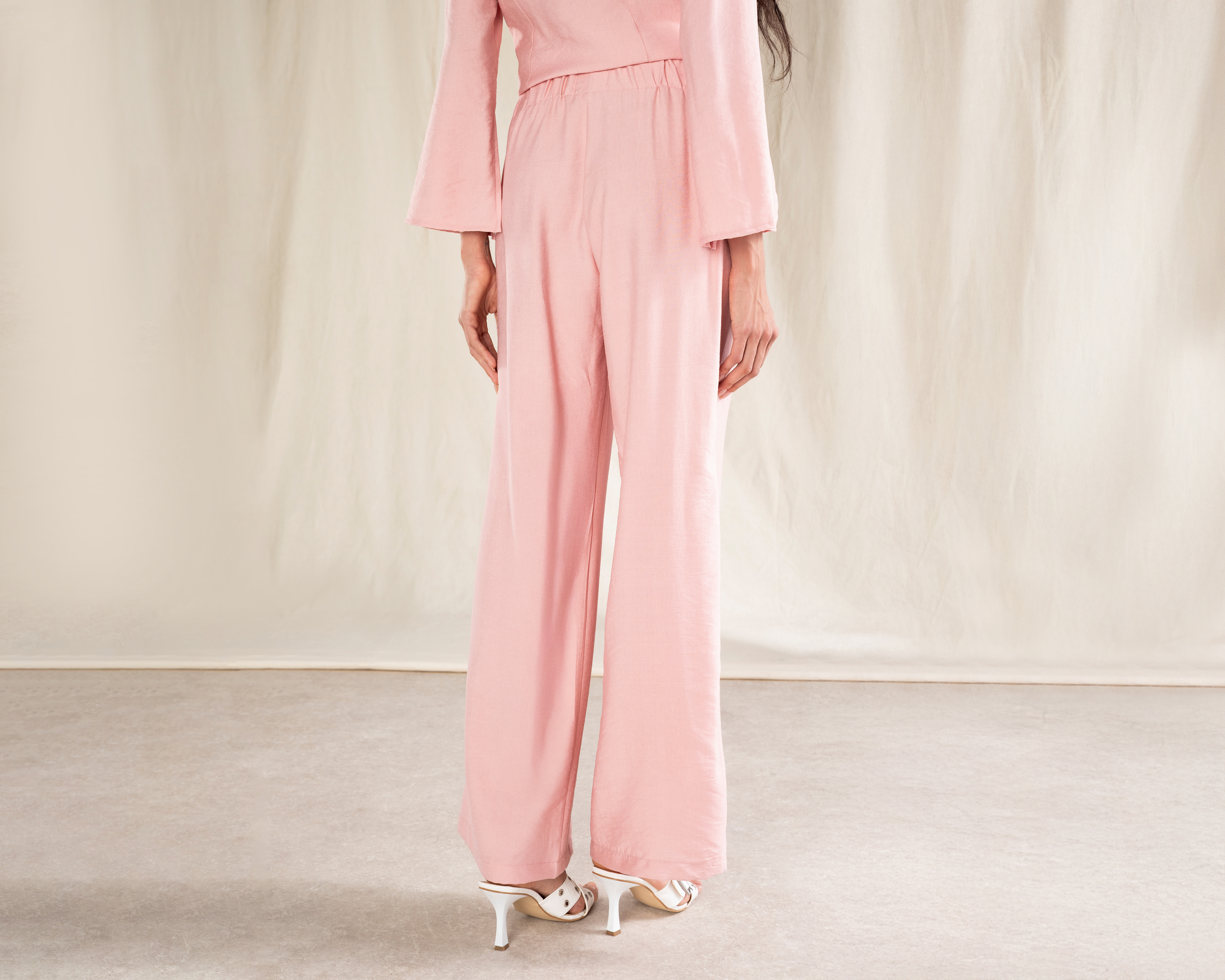 Foto 3 | Foto 3 | Pantalón Ancho Strona Rosa para Mujer