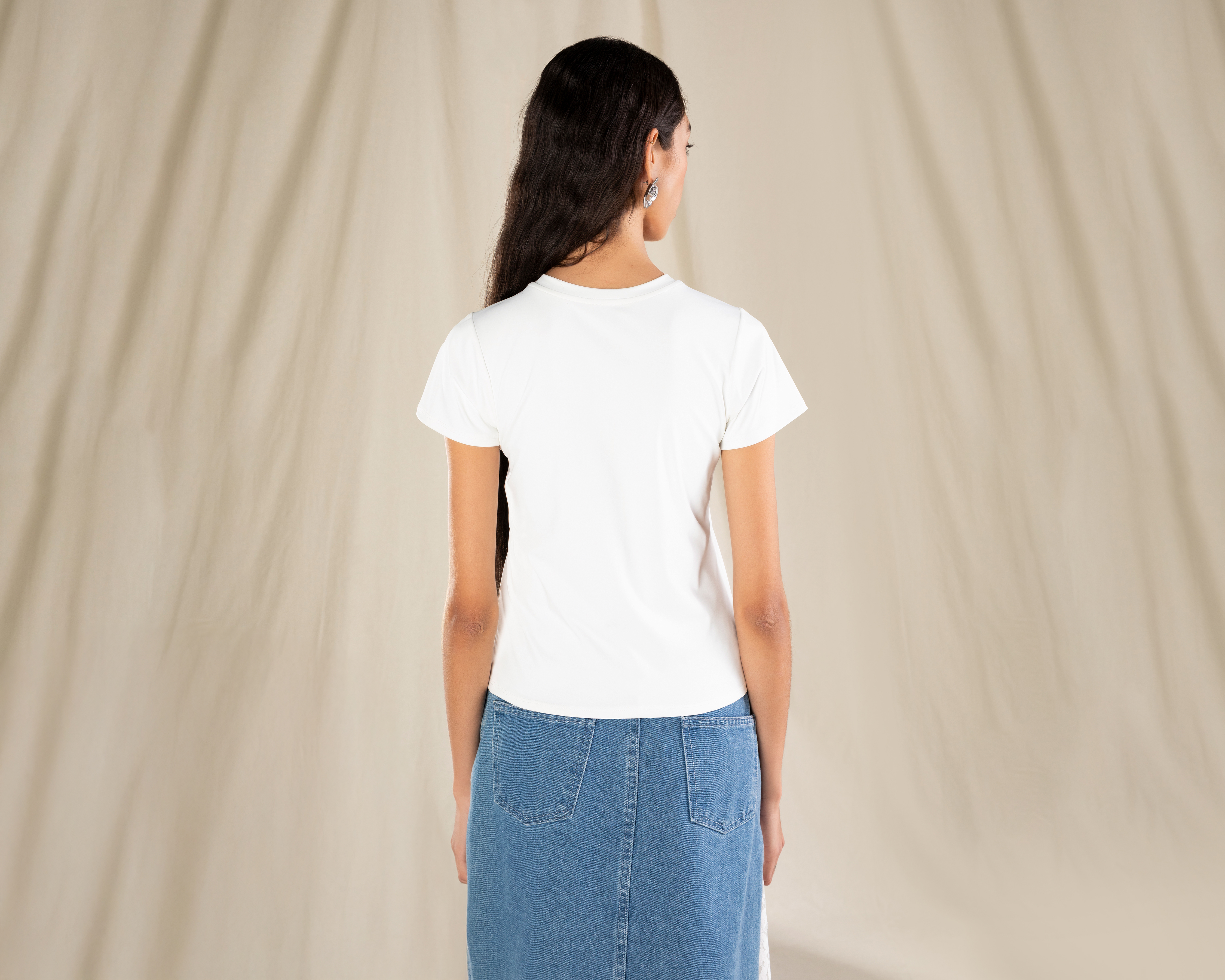 Foto 4 pulgar | Foto 3 | Playera Manga Corta Strona para Mujer