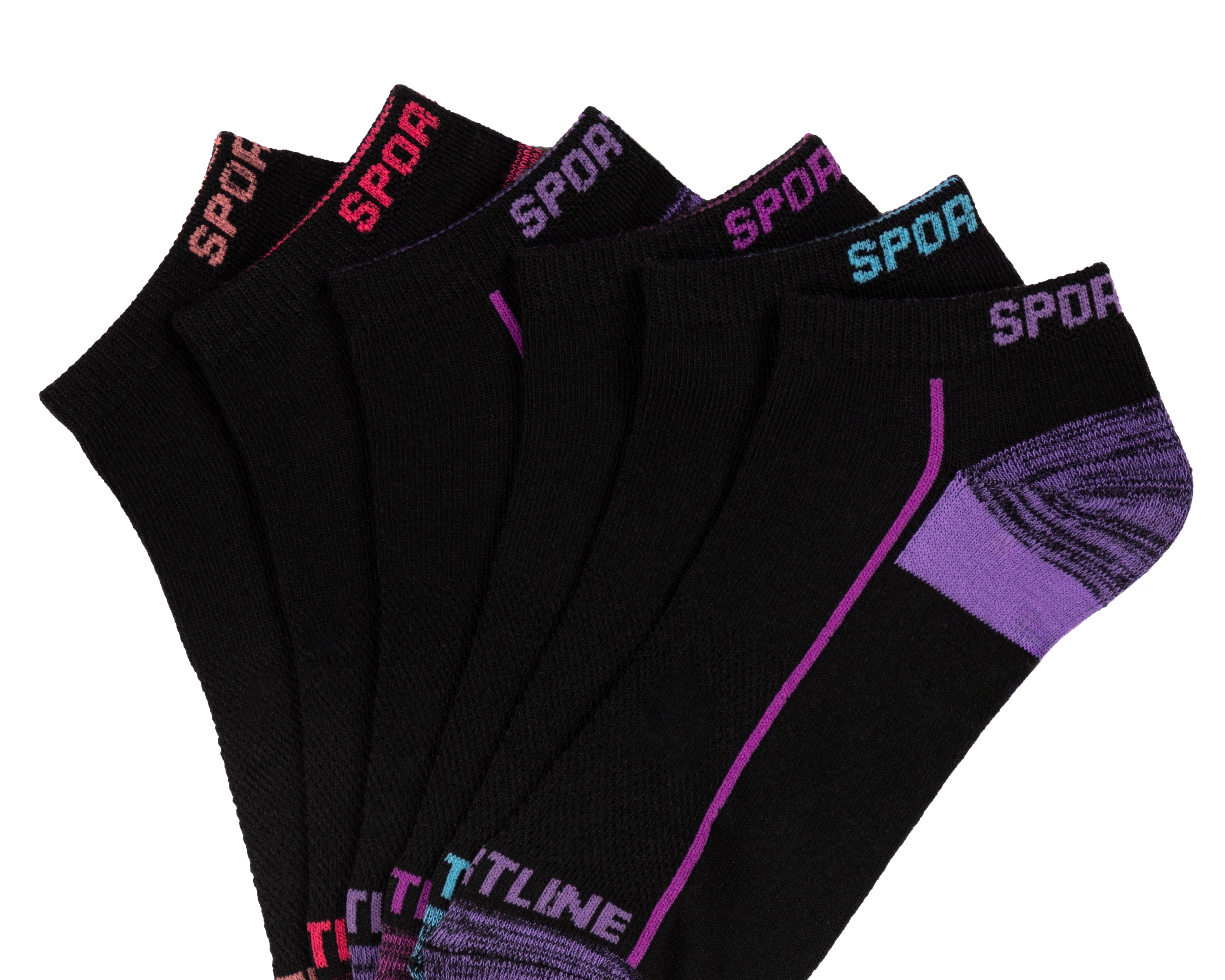 Foto 2 | Foto 2 | Calcetas Deportivas Sportline para Mujer 6 Pares