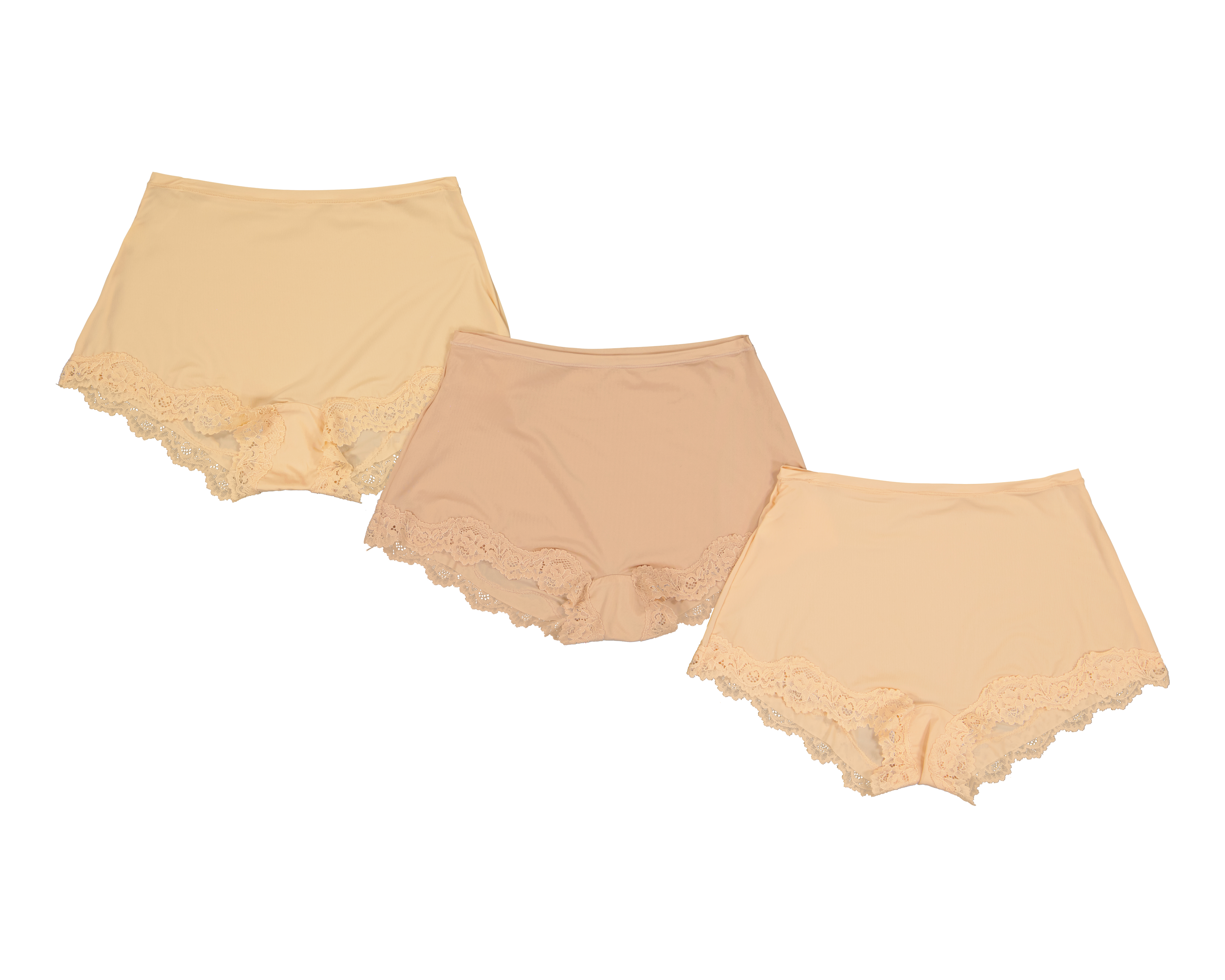 Bóxer con Encaje Beauty Secret para Mujer 3 Piezas