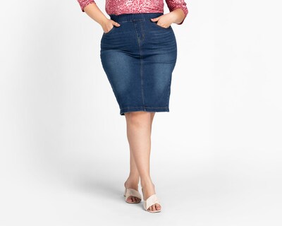 Foto 1 | Foto 1 | Falda de Mezclilla Lady Sun Azul para Mujer