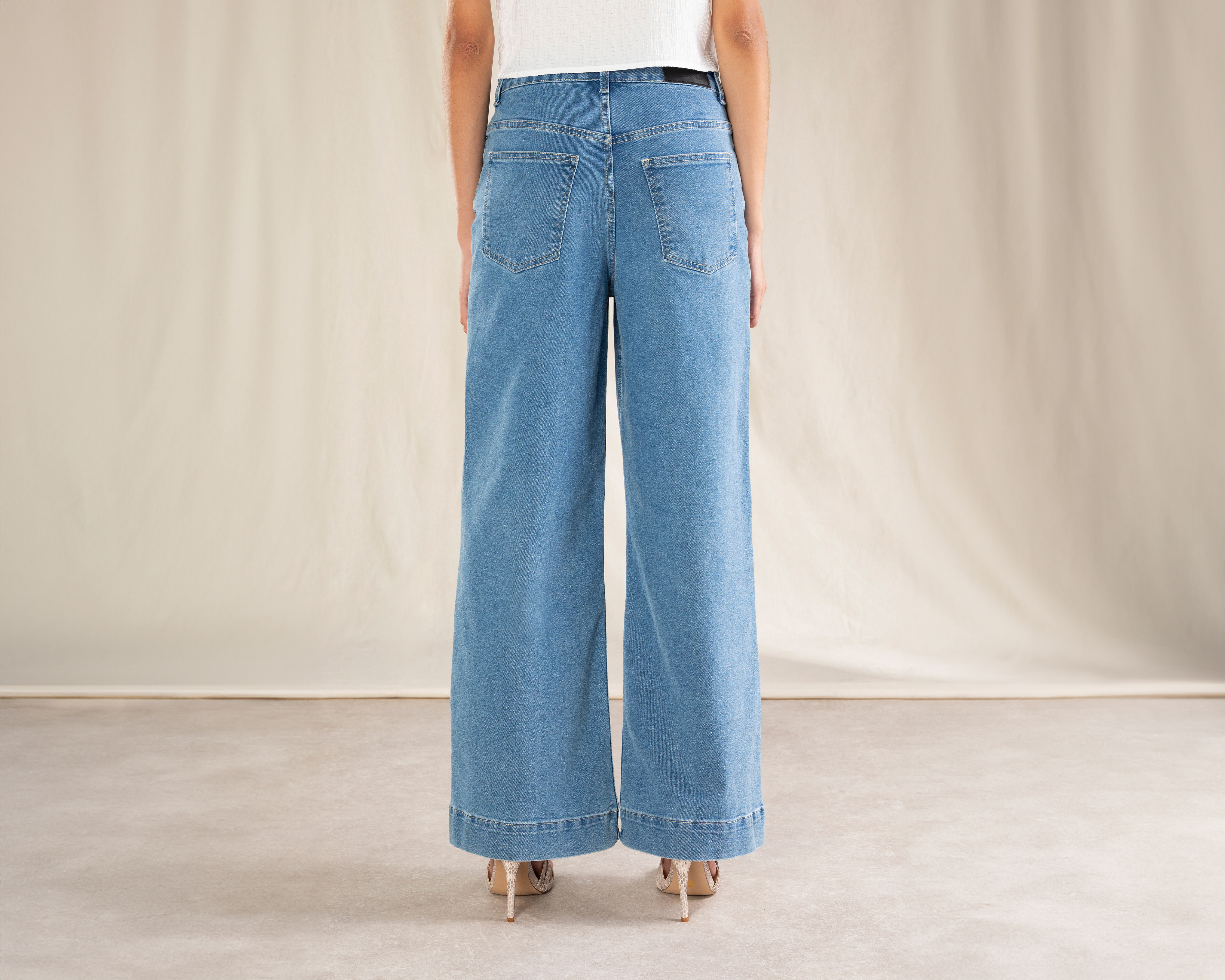 Foto 4 pulgar | Foto 3 | Jeans Wide Leg Strona Juvenil