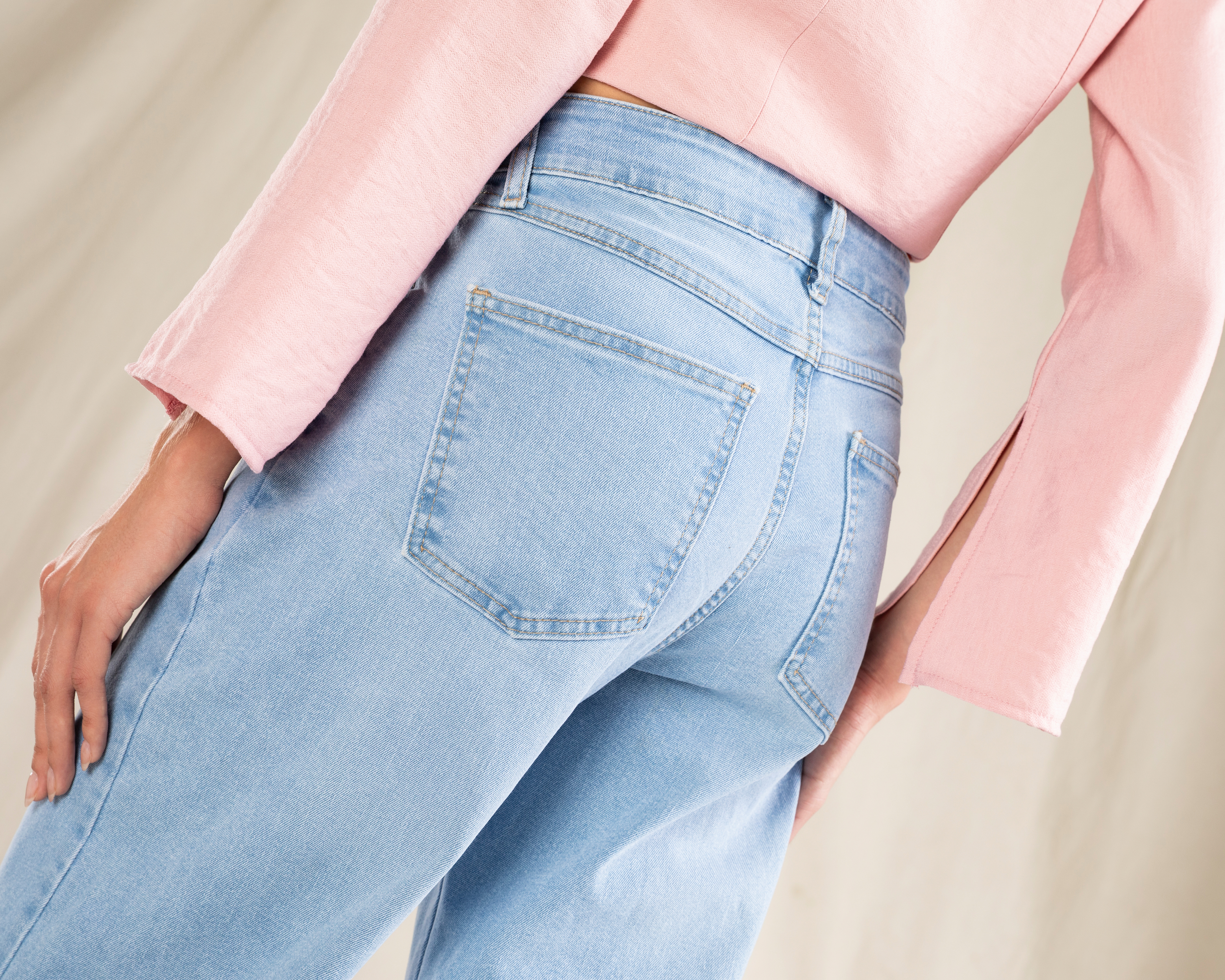 Foto 6 pulgar | Foto 5 | Jeans Wide Leg Strona para Mujer