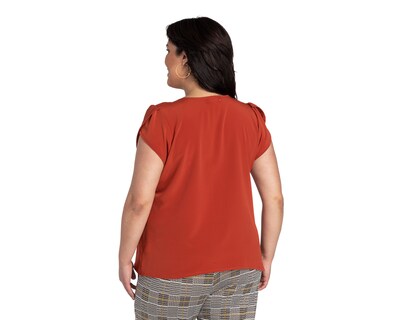 Foto 3 | Foto 3 | Blusa Lady Sun Manga Corta con Collar