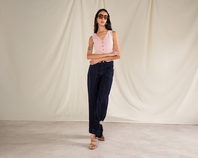 Foto 1 | Foto 1 | Jeans Wide Leg Strona para Mujer