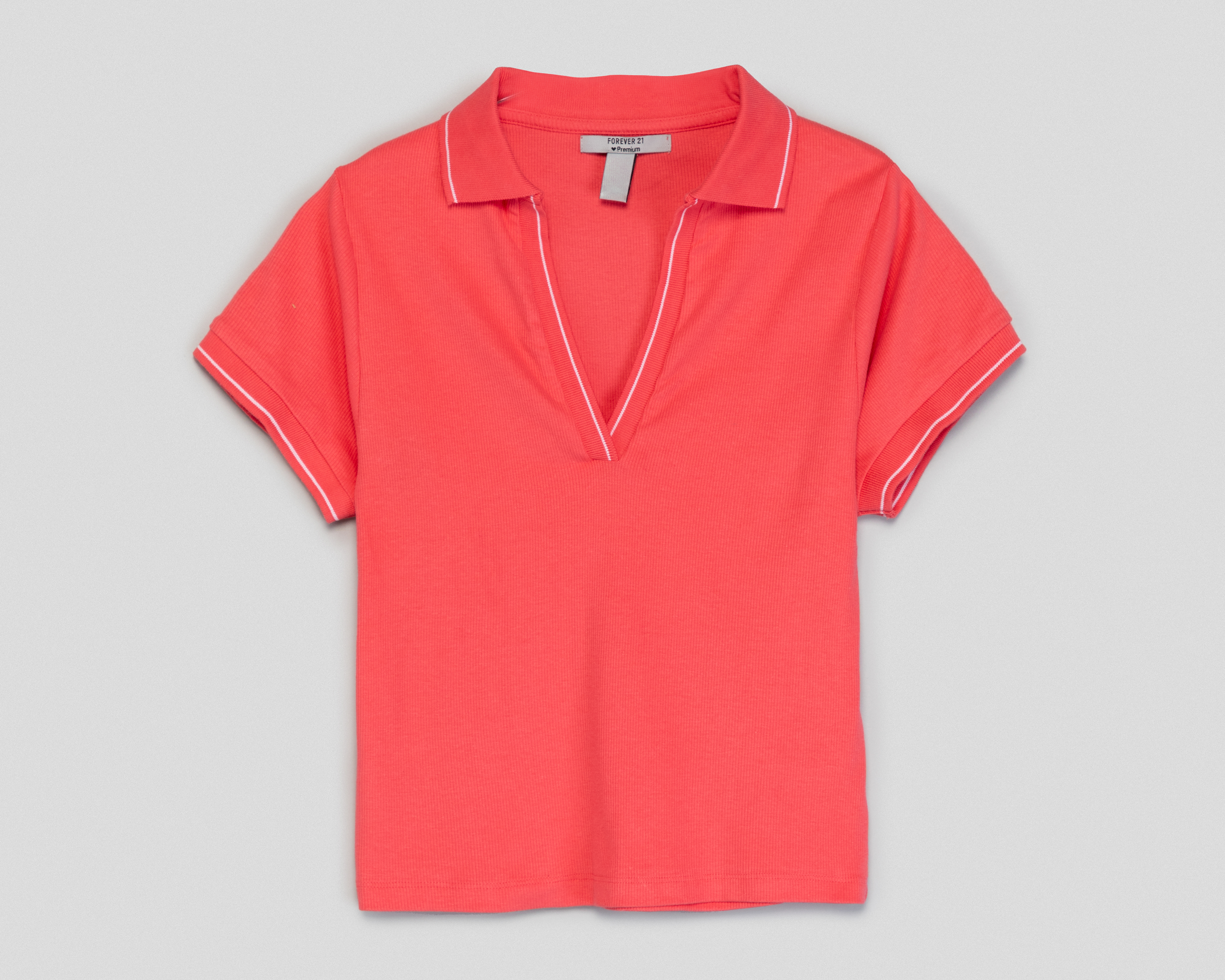 Foto 1 | Foto 1 | Playera Polo Forever 21 Roja Juvenil