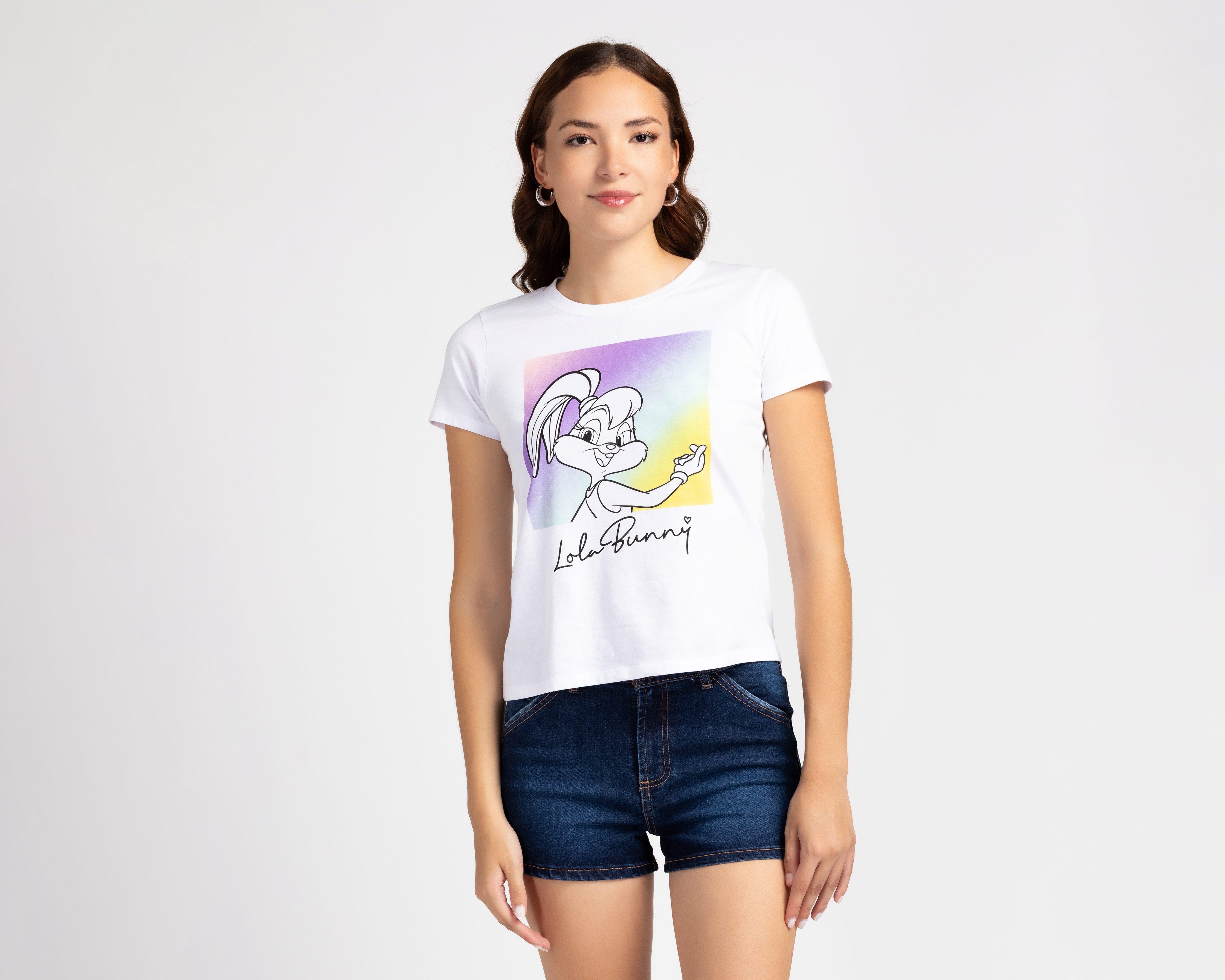 Playera Looney Tunes Estampada para Mujer