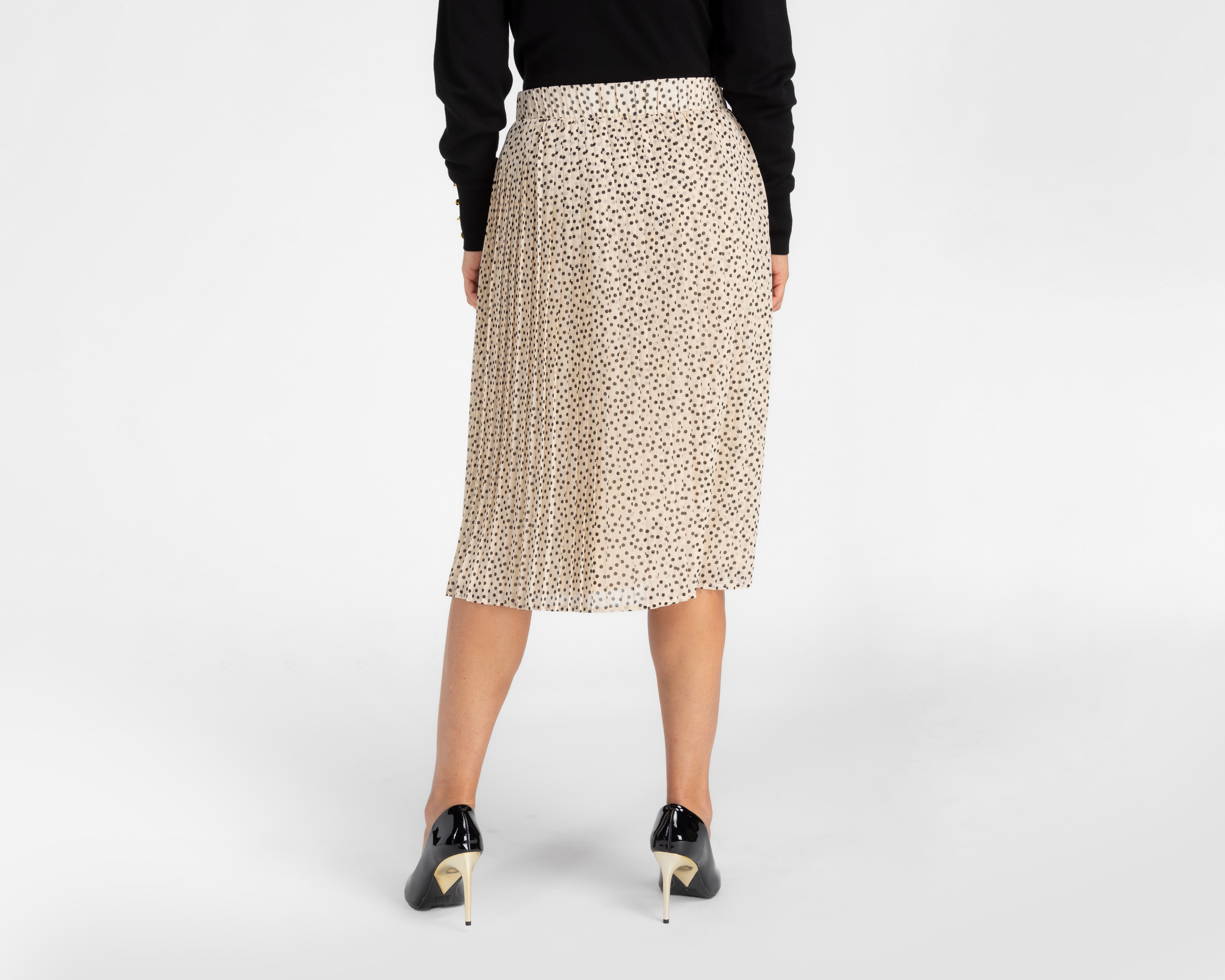 Foto 4 pulgar | Foto 3 | Falda Midi Lady Sun Plisada para Mujer