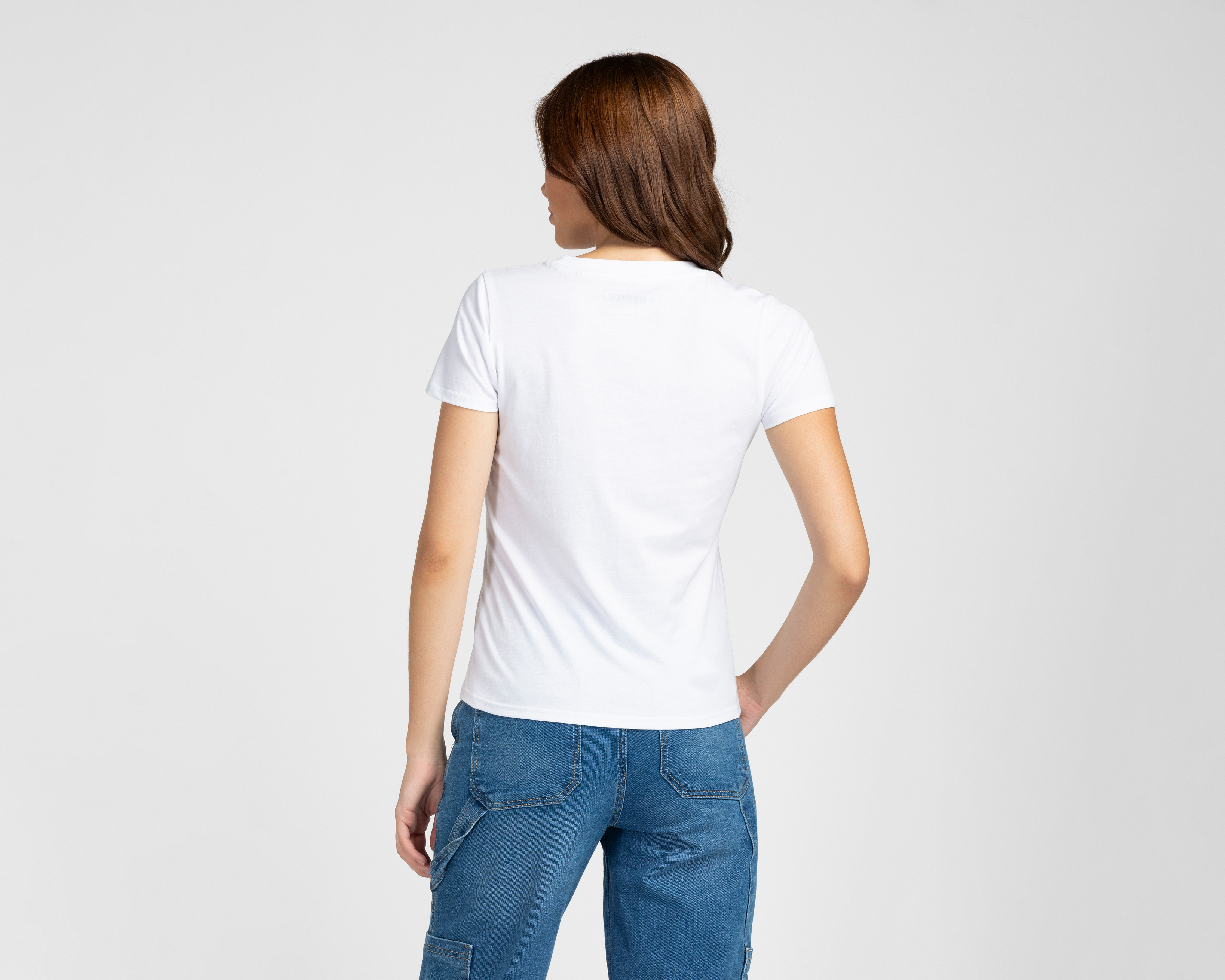 Foto 4 pulgar | Foto 3 | Playera Blanca Refill para Mujer