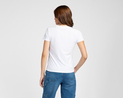 Foto 3 | Foto 3 | Playera Blanca Refill para Mujer