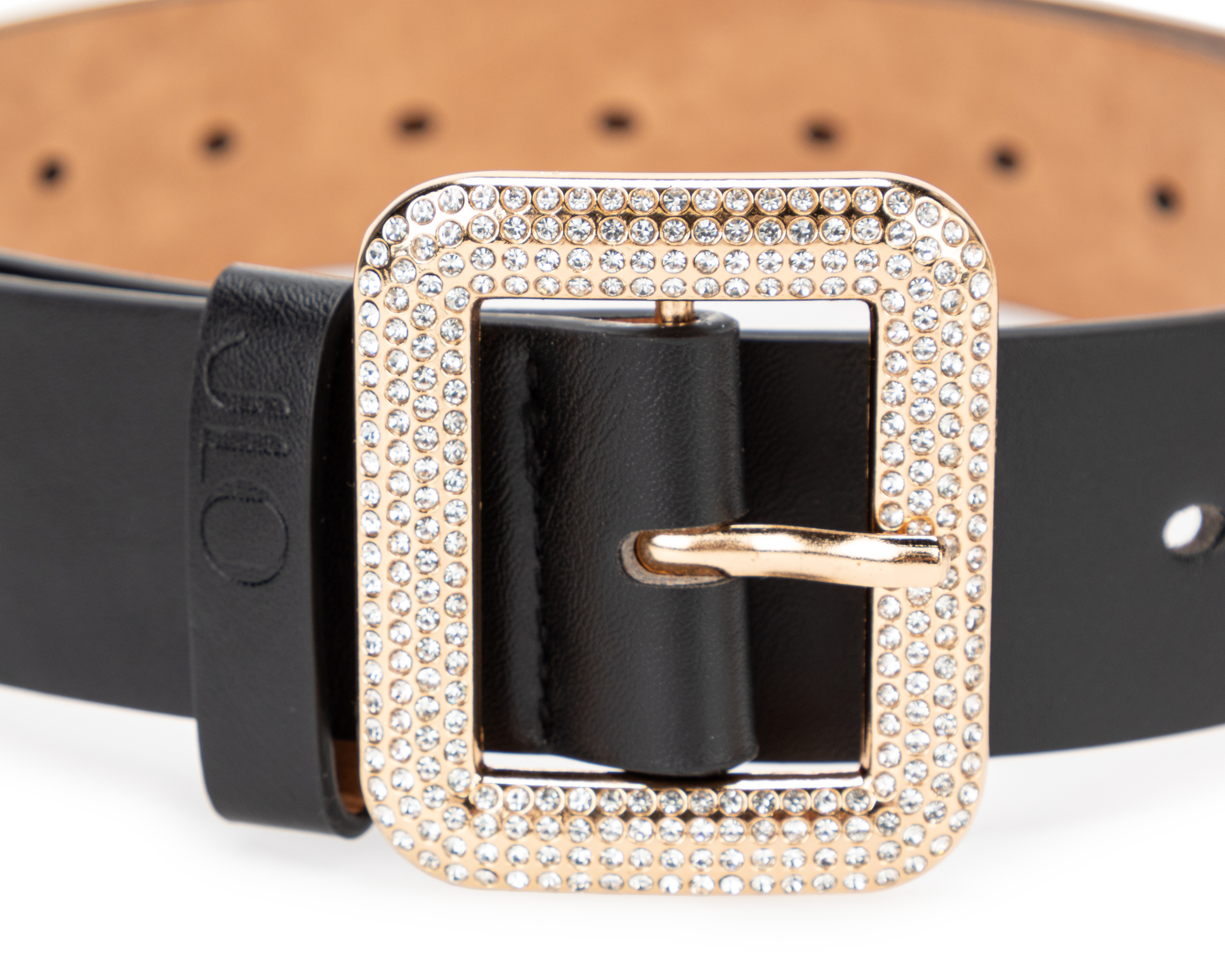 Foto 4 pulgar | Foto 3 | Cinturón para Mujer Jennifer Lopez con Hebilla Cuadrada