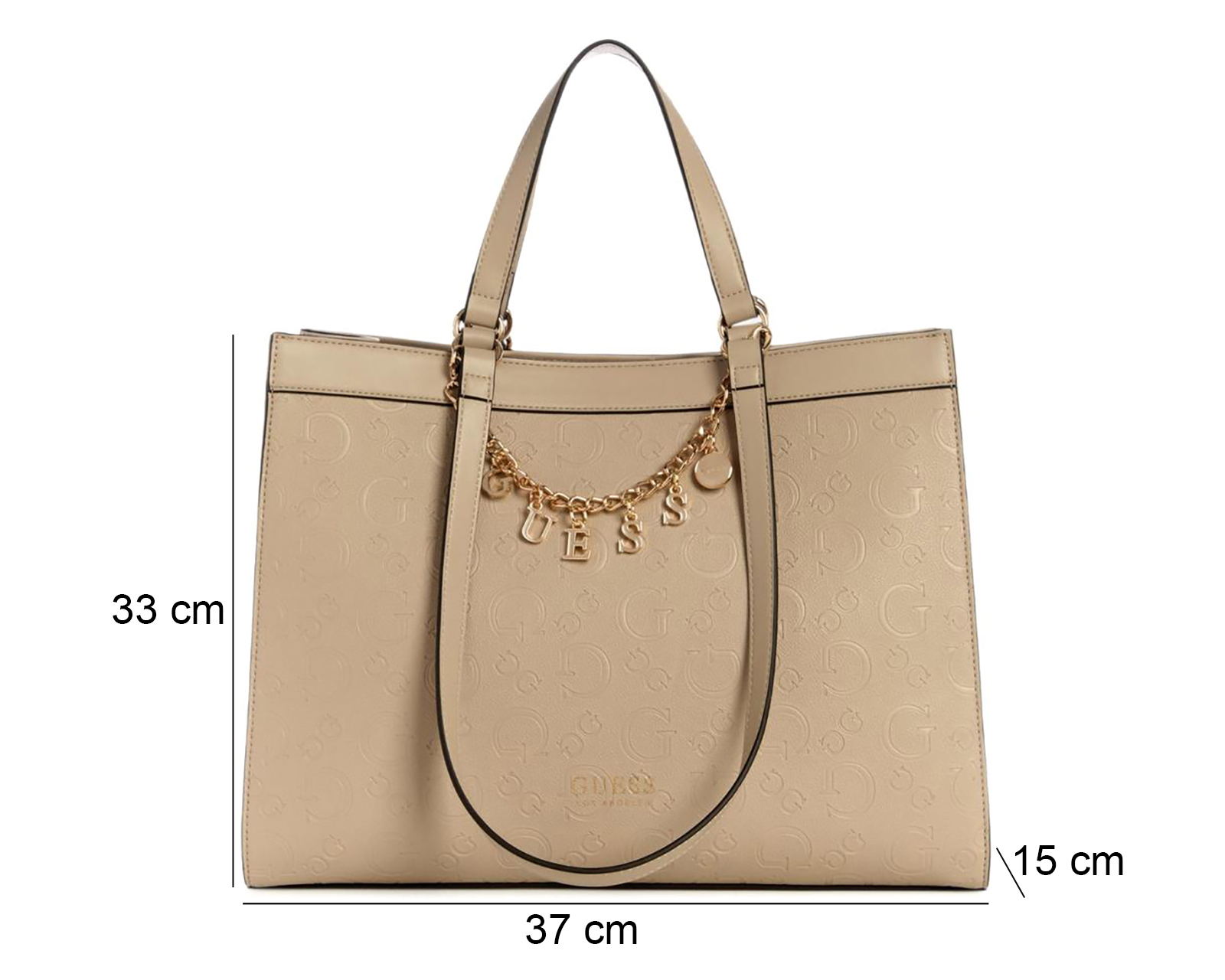 Foto 5 pulgar | Foto 4 | Bolsa de Hombro Guess Amarantha con Colgante