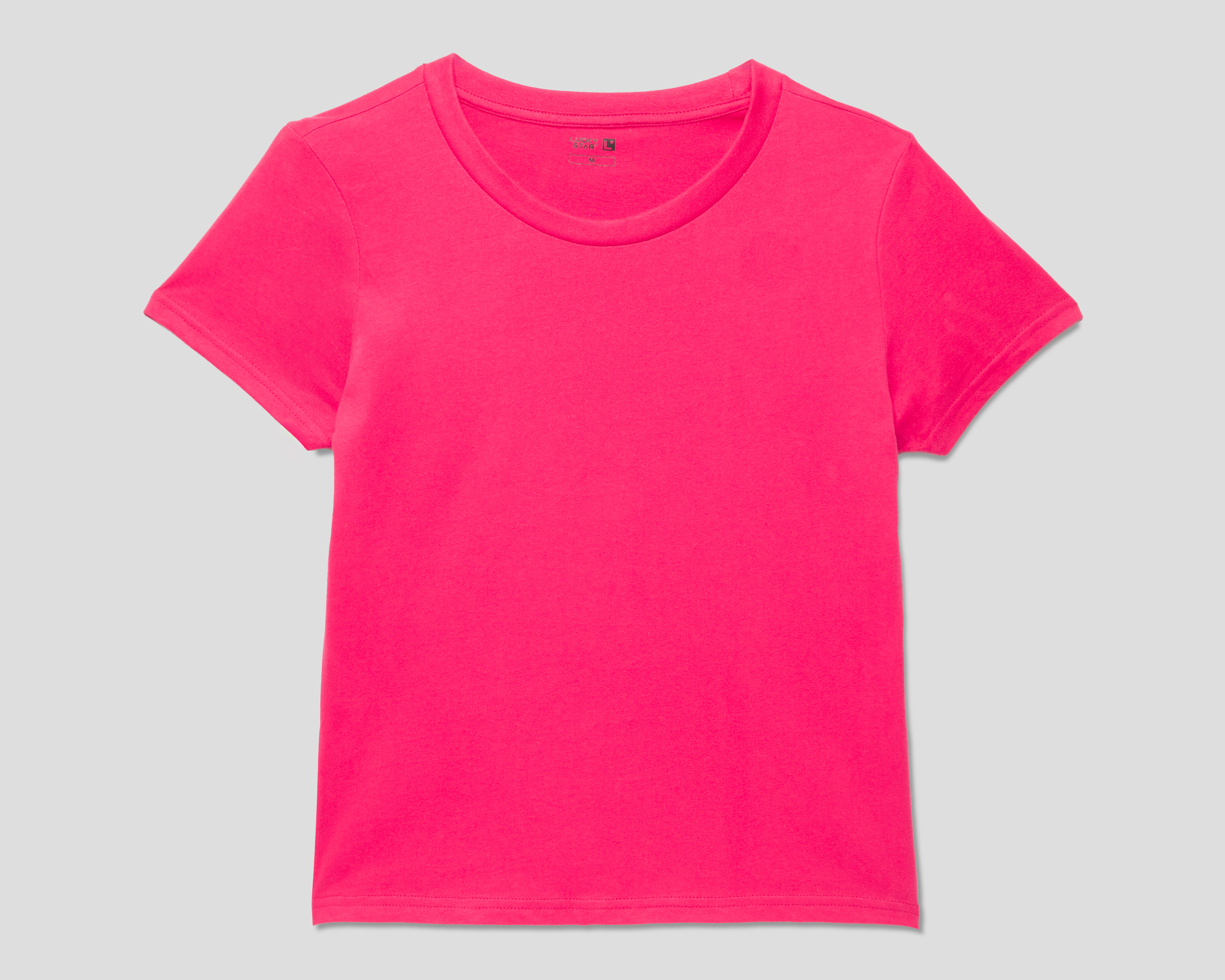 Foto 2 pulgar | Foto 1 | Playera Rosa Lucky Star para Mujer