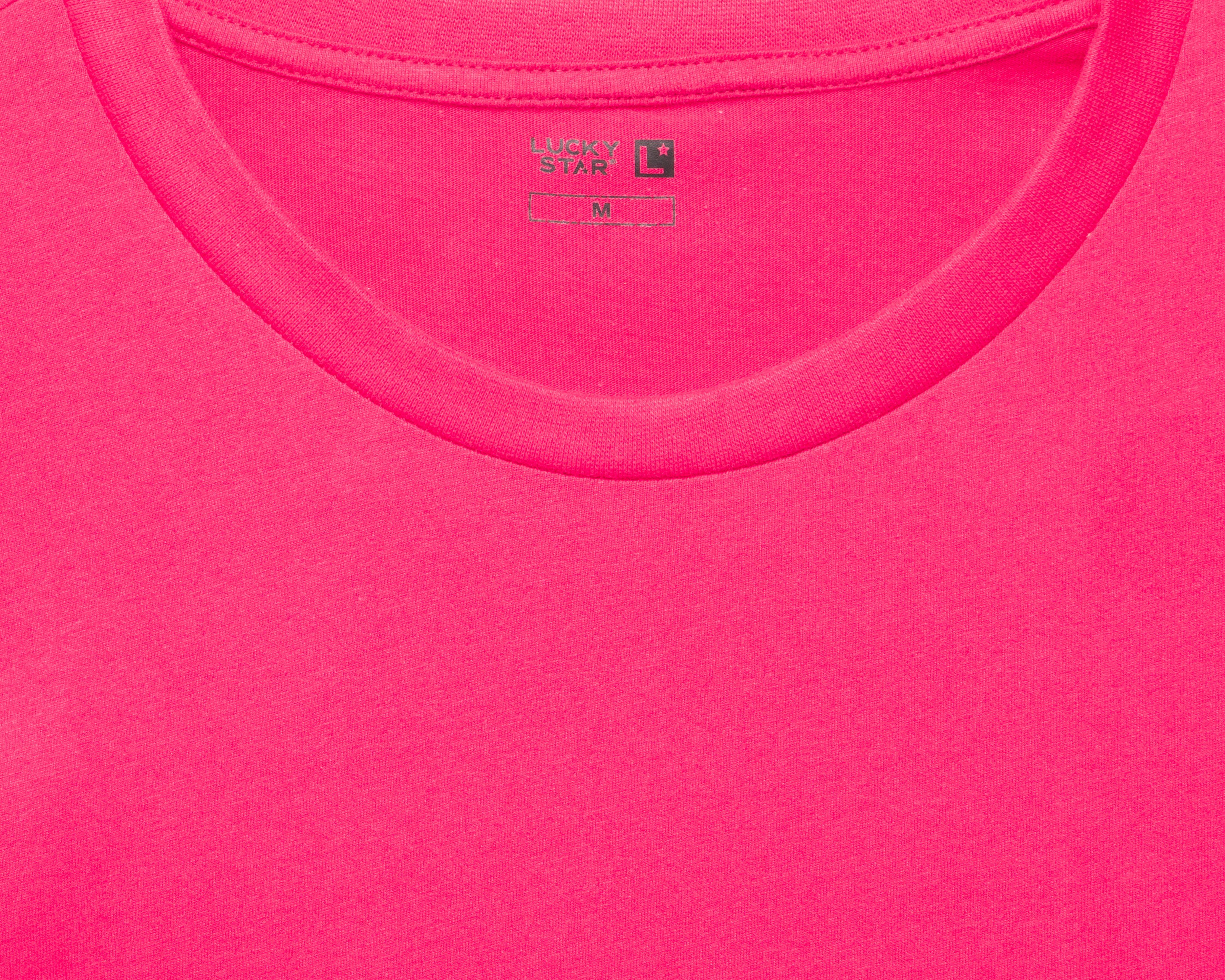 Foto 4 pulgar | Foto 3 | Playera Rosa Lucky Star para Mujer