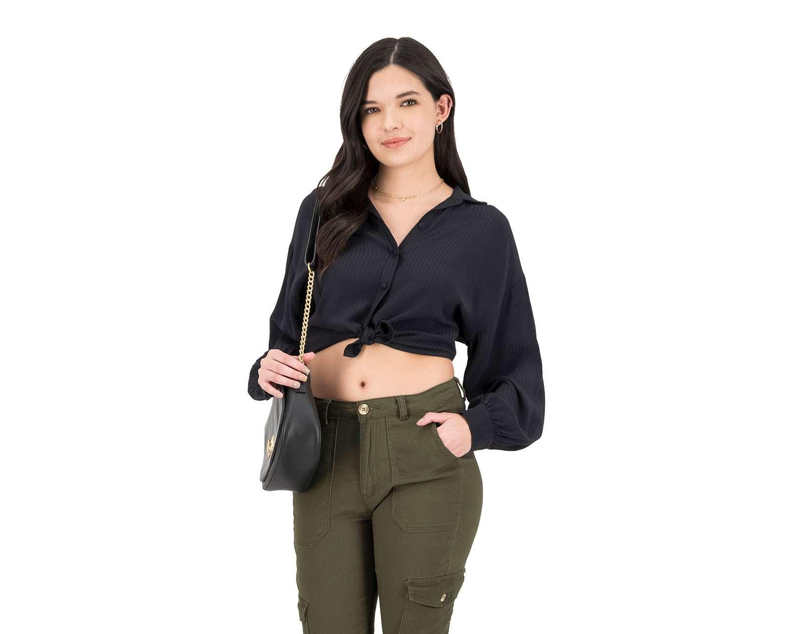 Blusa Levi's Manga Larga Cuello Camisero