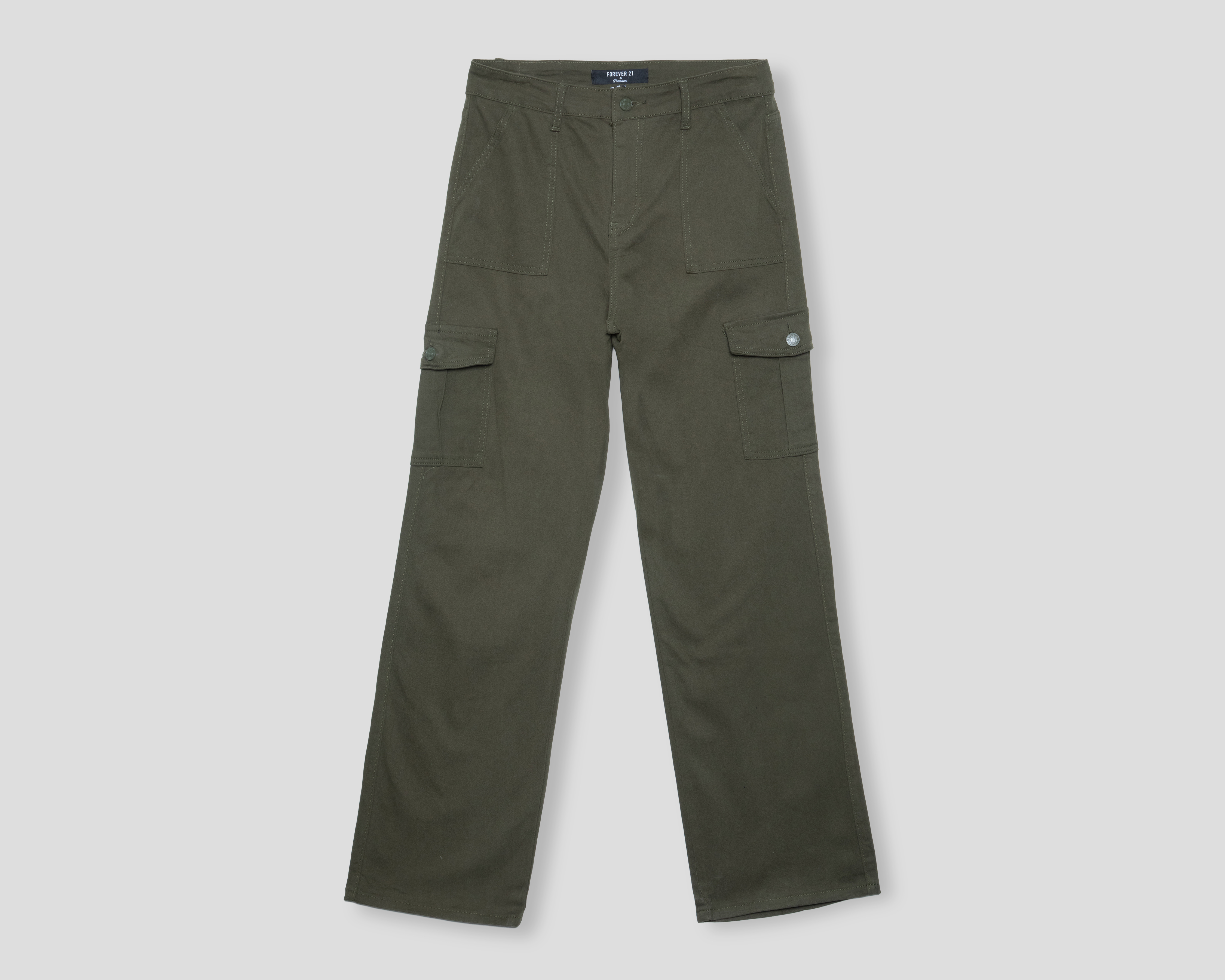 Foto 1 | Foto 1 | Pantalón Cargo Forever 21 de Gabardina Juvenil