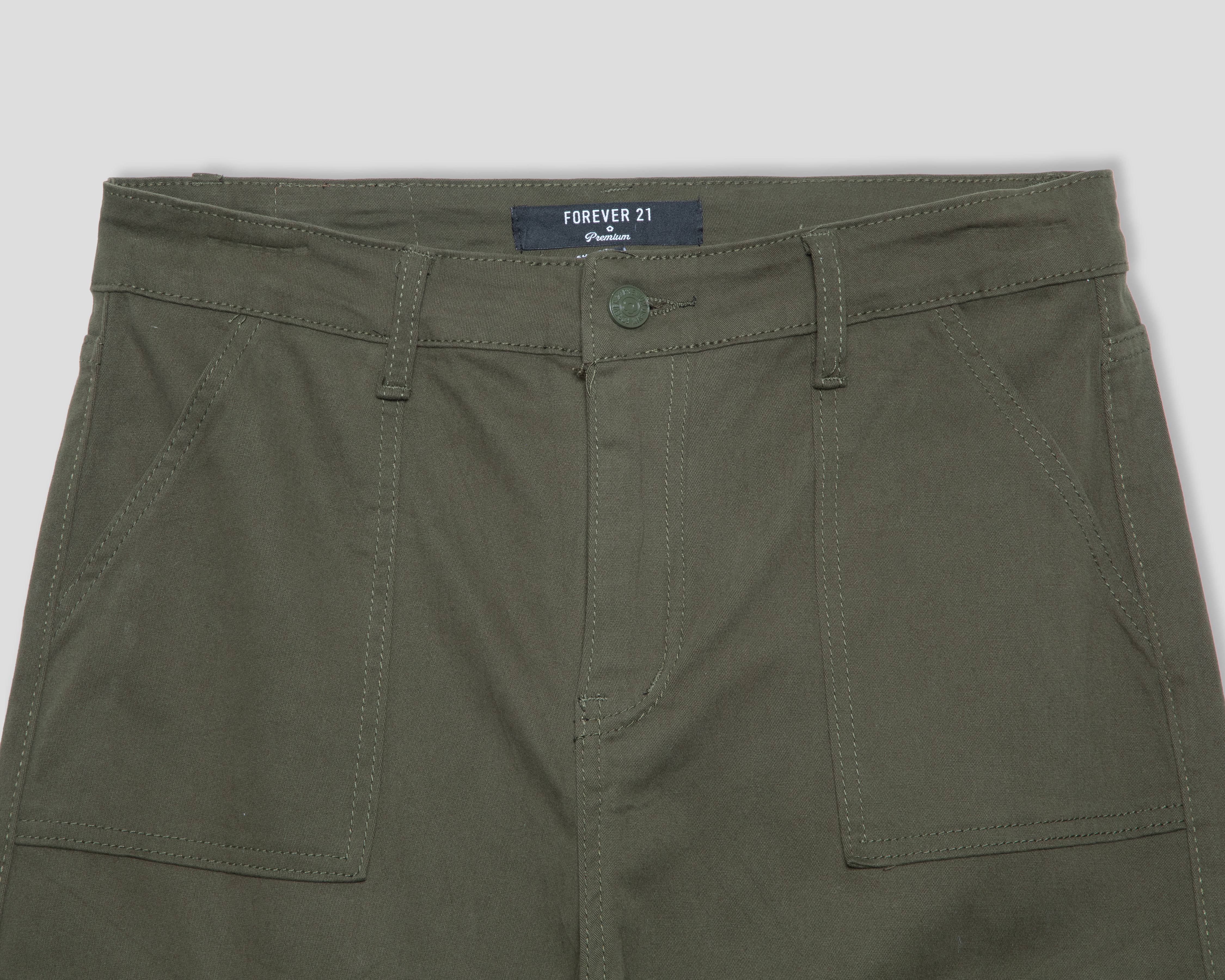 Foto 4 pulgar | Foto 3 | Pantalón Cargo Forever 21 de Gabardina Juvenil