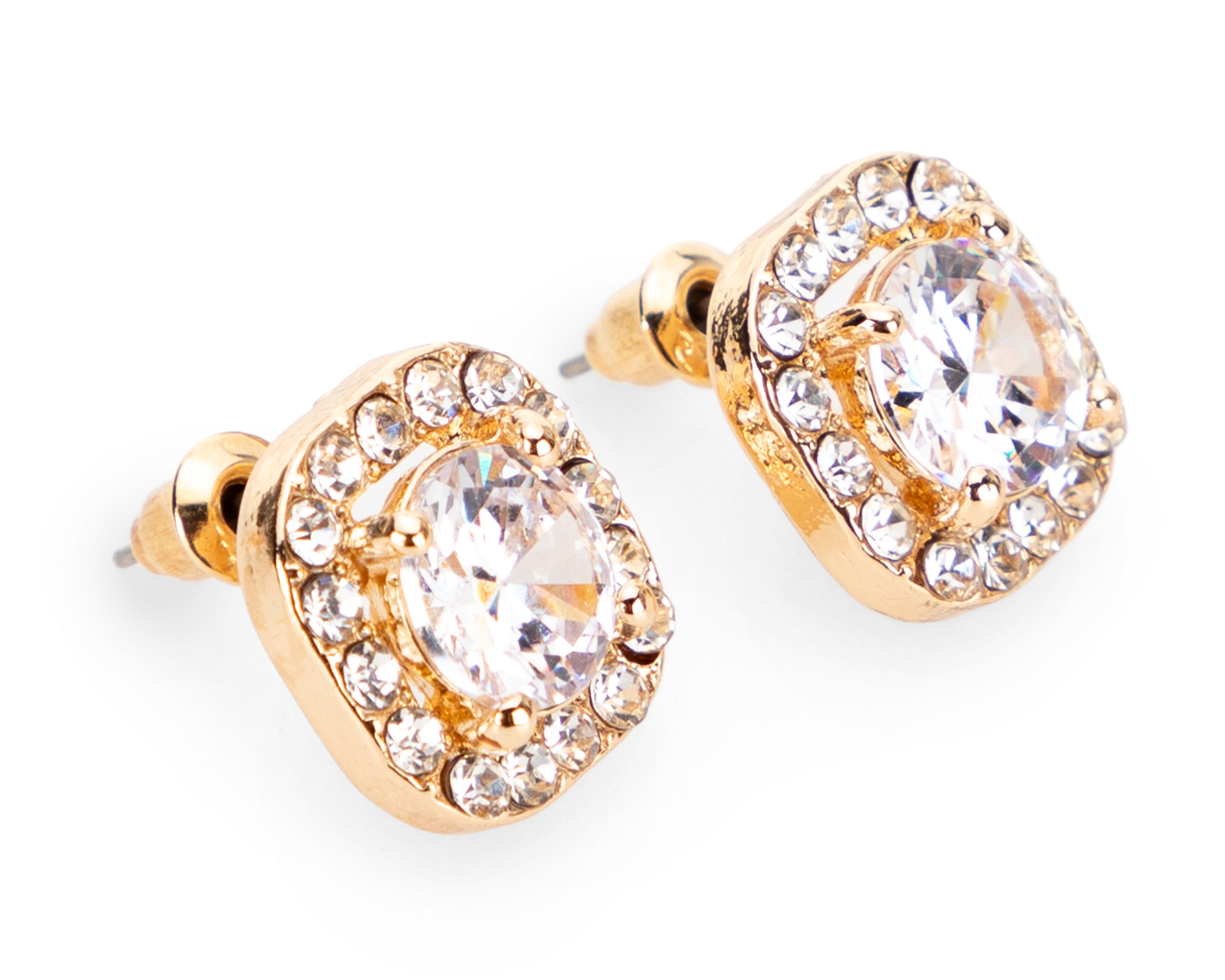 Foto 4 pulgar | Foto 3 | Collar, Aretes y Anillo Sahara Cuadrados Dorados